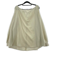 長袖Tシャツ quui 2way gather blouse cream