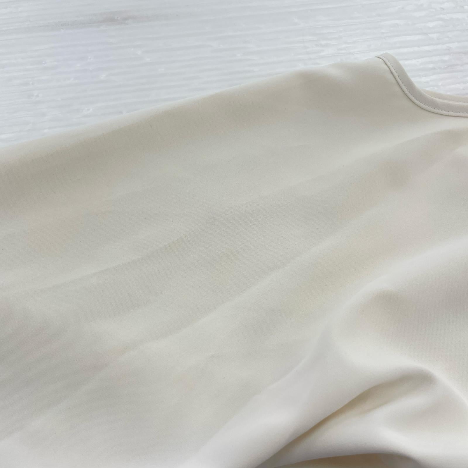 長袖Tシャツ quui 2way gather blouse cream