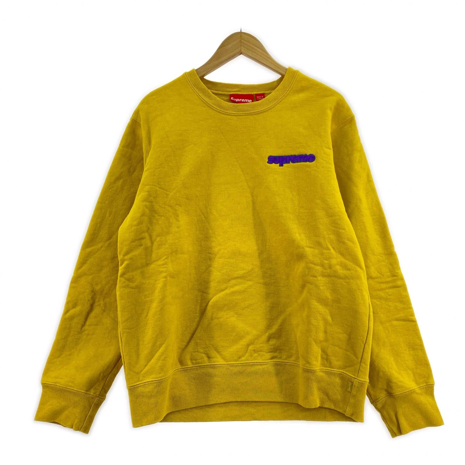 スウェット Supreme 18AW Connect Crewneck Sweatshirt スウェット M マスタード M