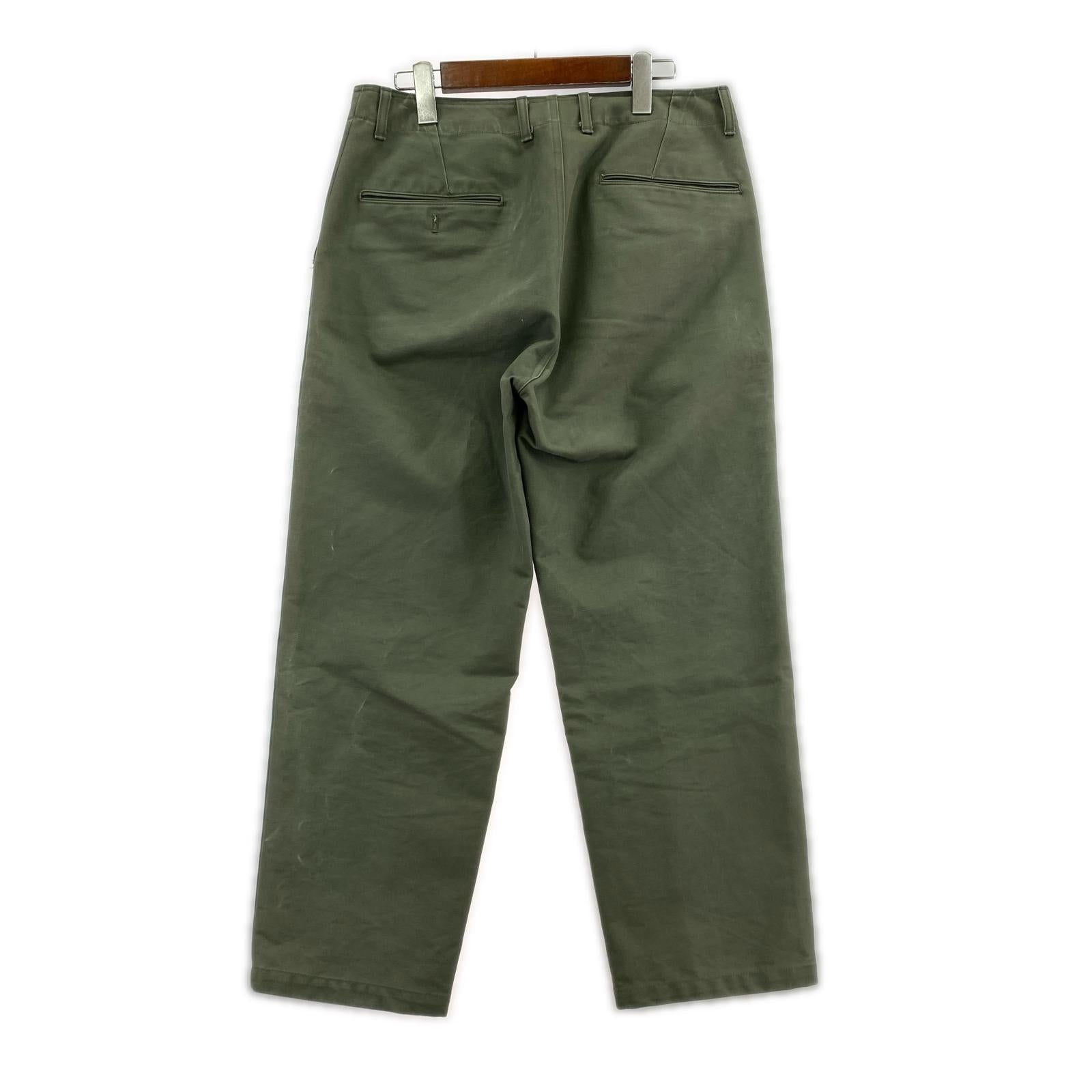 パンツ STILL BY HAND コットンチノパンツ 48 KHK 46 カーキ