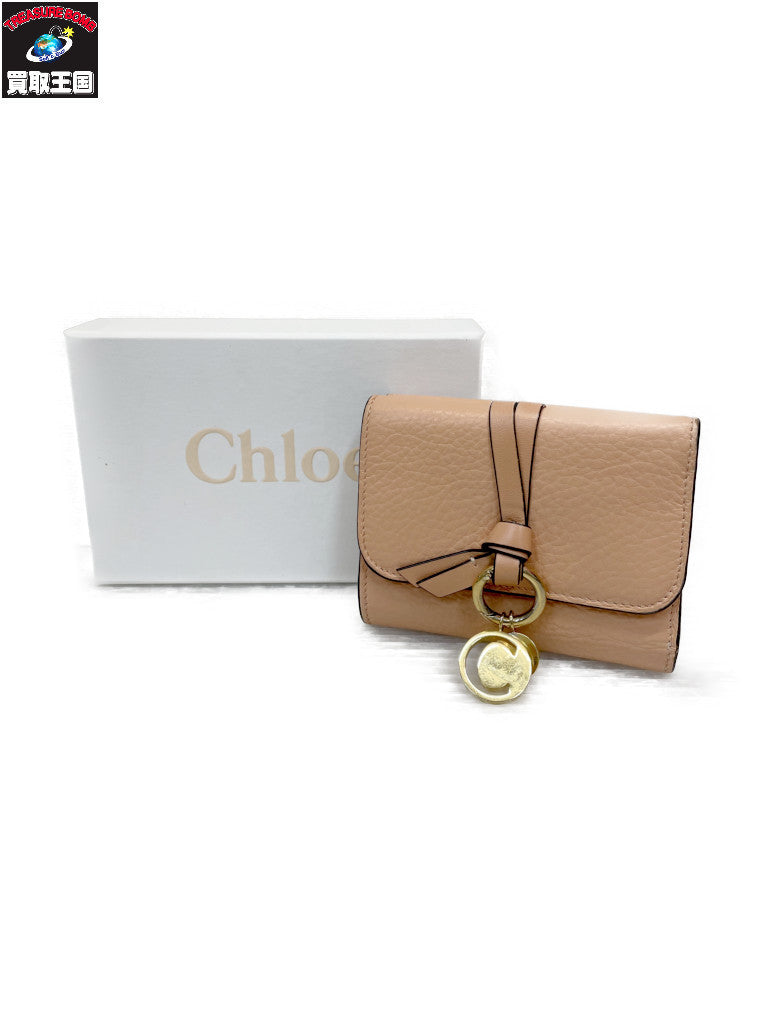 Chloe アルファベット スモールトリフォールド コンパクトウォレット