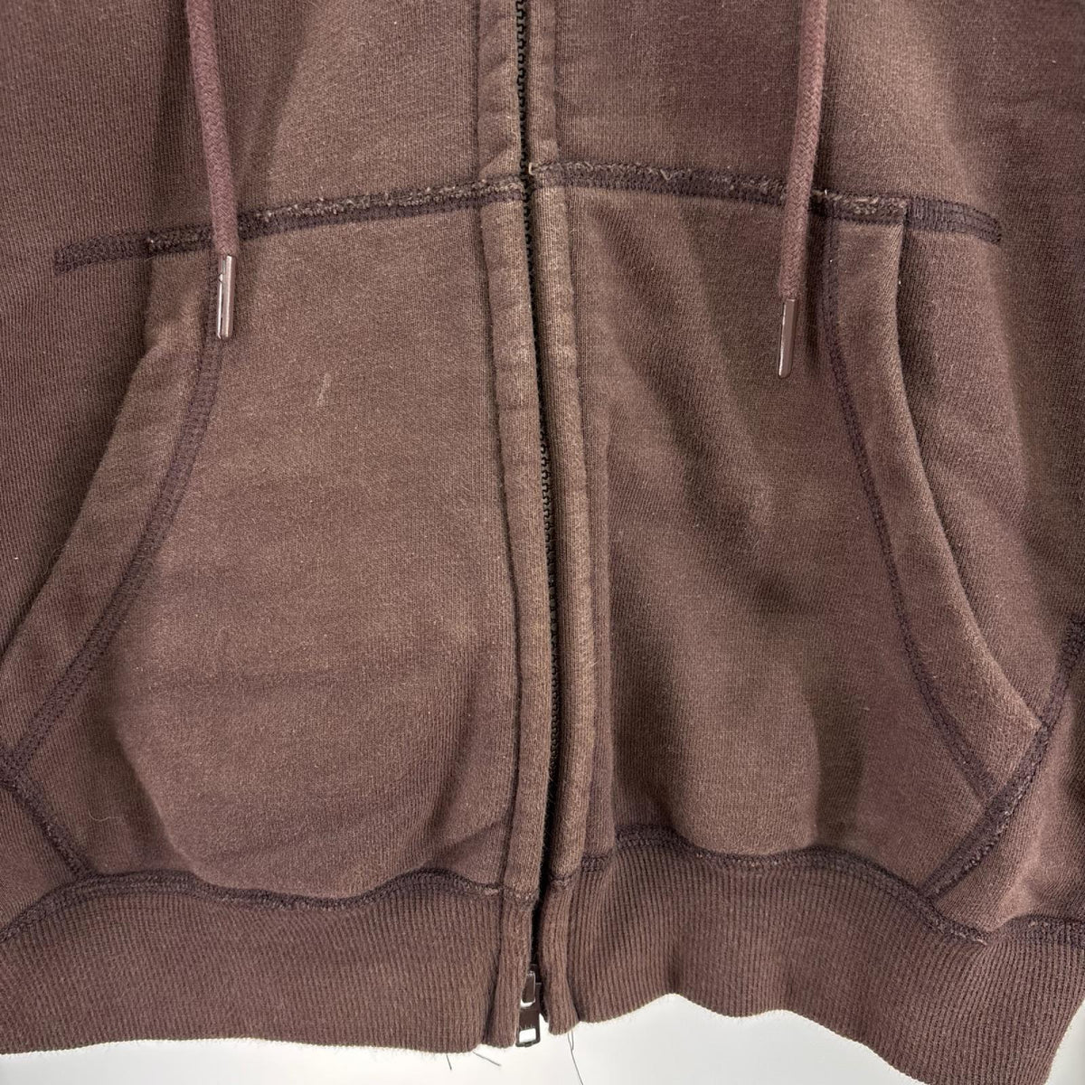 パーカー DOUBLE ZIP PARKA 0 ブラウン
