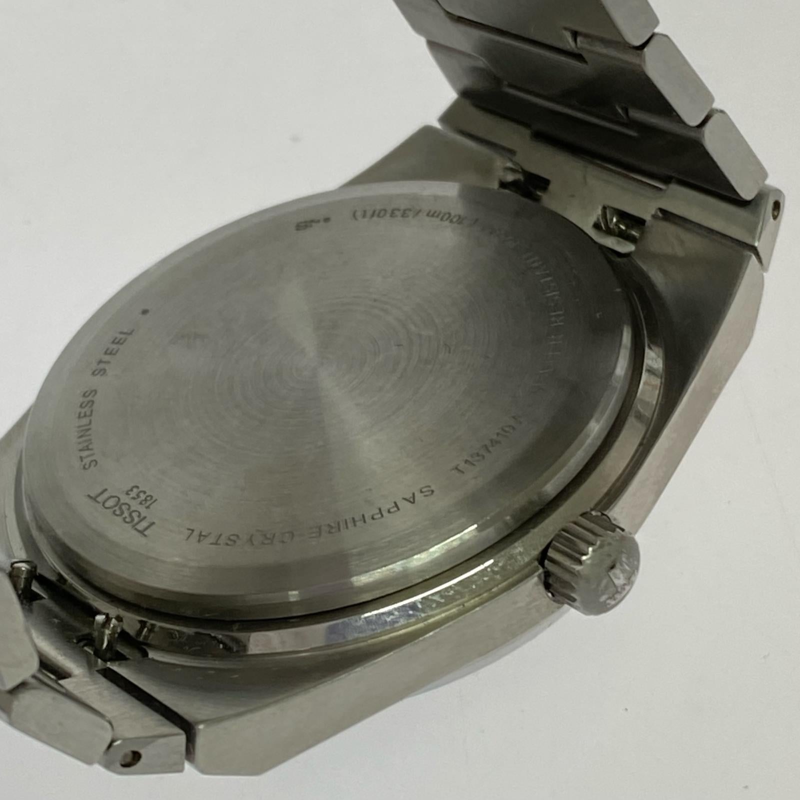 腕時計 TISSOT PRX クォーツ グリーン シルバー