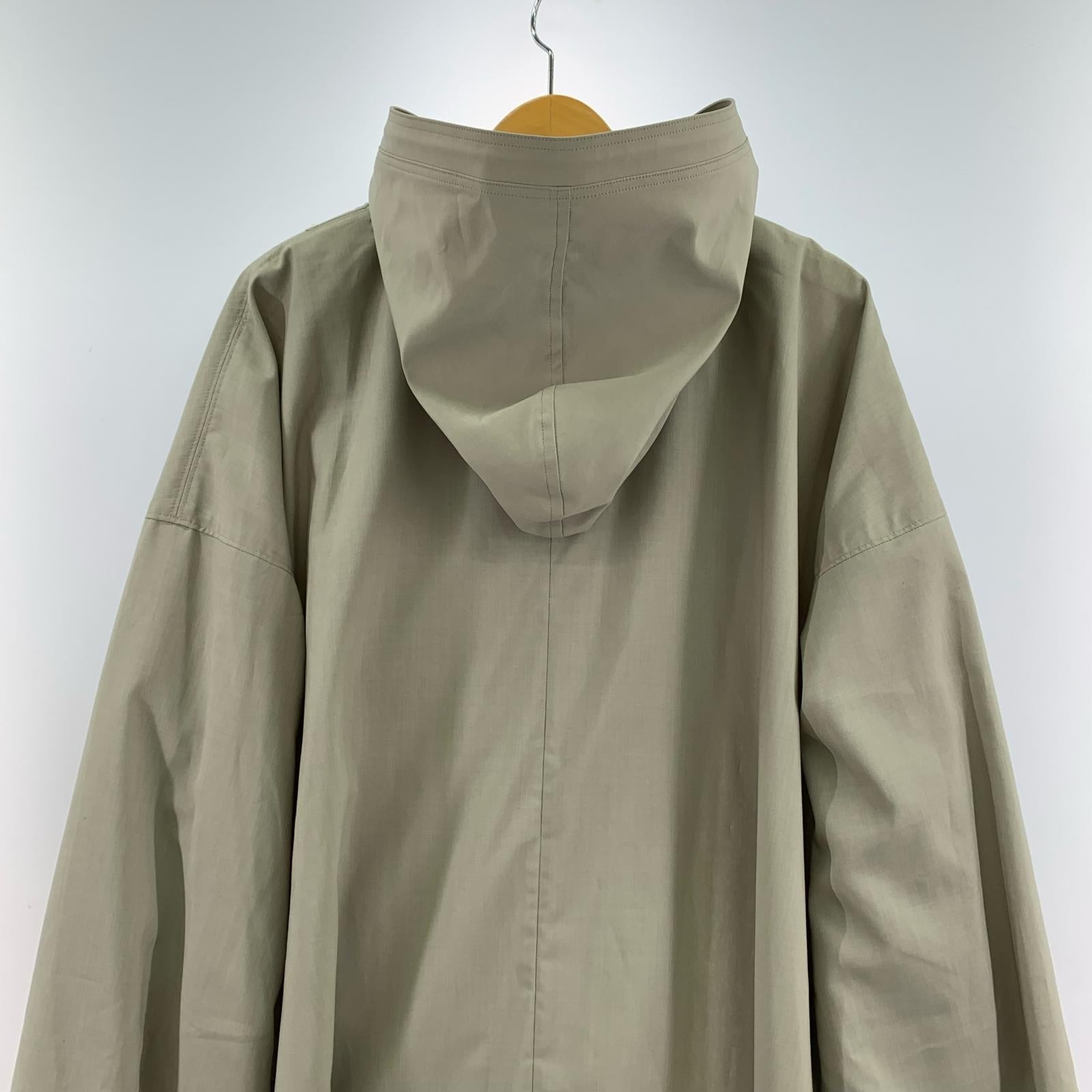 ジャケット THE RERACS 21SS フーデッドロングコート 46 ベージュ 46 ベージュ