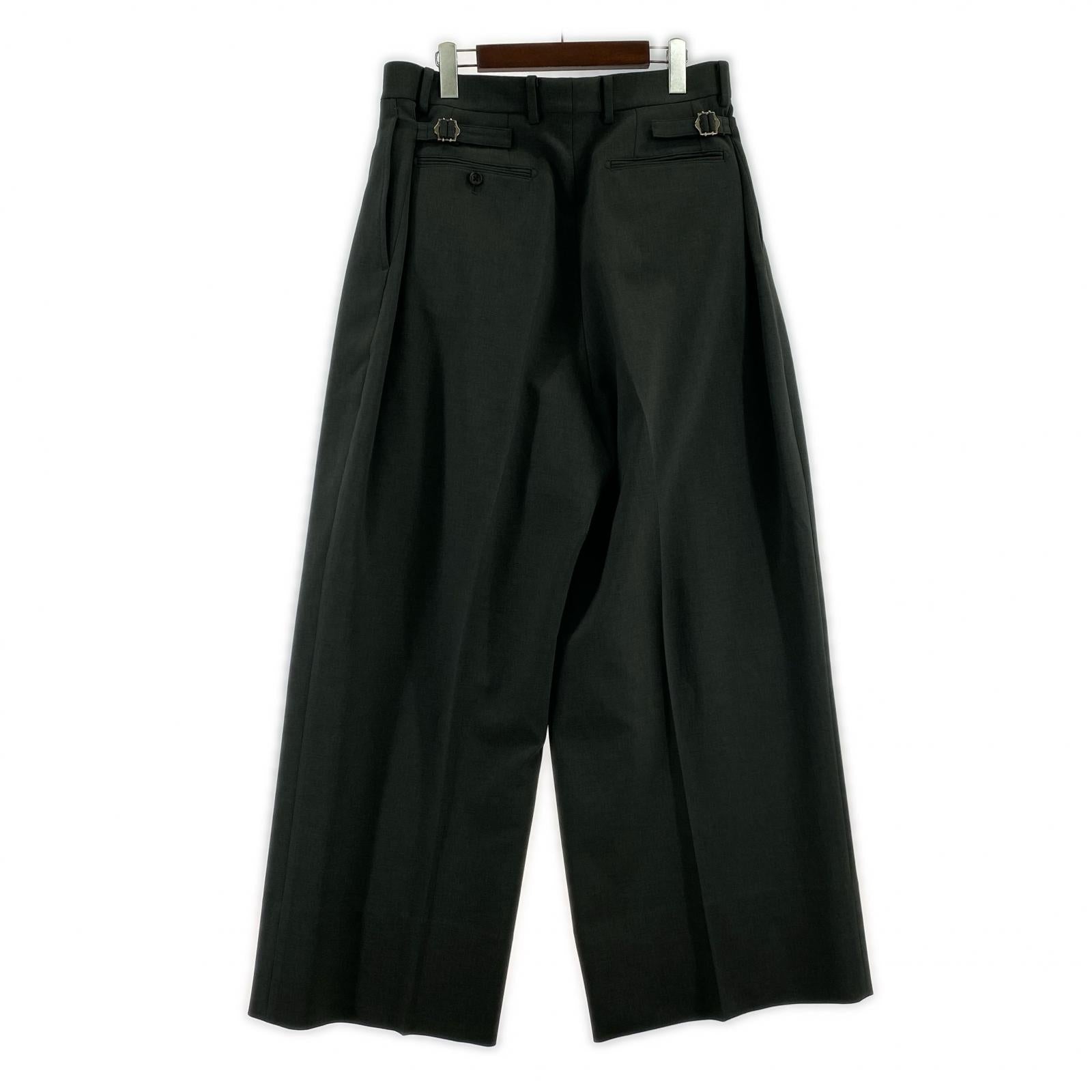 パンツ RAINMAKER TOKYO 25ss DOUBLE CLOTH HAKAMA TROUSERS 袴パンツ 5 グレー 5 グレー