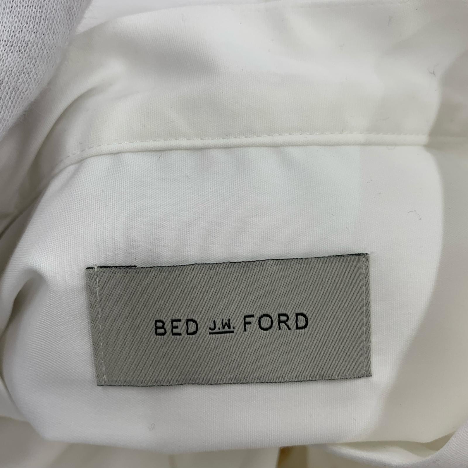 長袖シャツ BED J.W. FORD バンドカラーロングシャツ 1 ホワイト 1 ホワイト