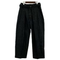 デニムパンツ mill ベルテッドブラックデニムパンツ 1 ブラック 1 ブラック