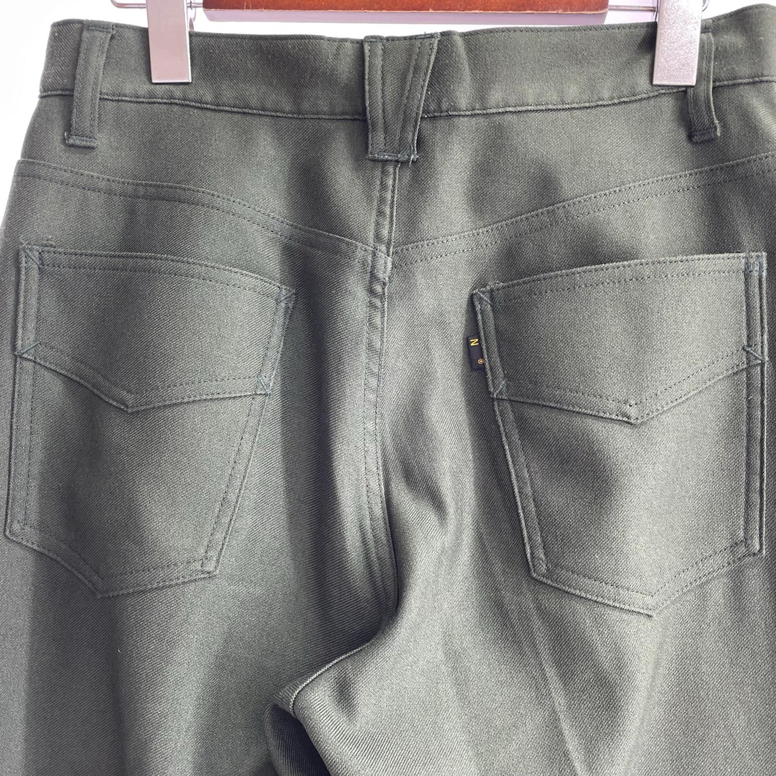 パンツ ブーツカットパンツ 緑 (XS) グリーン