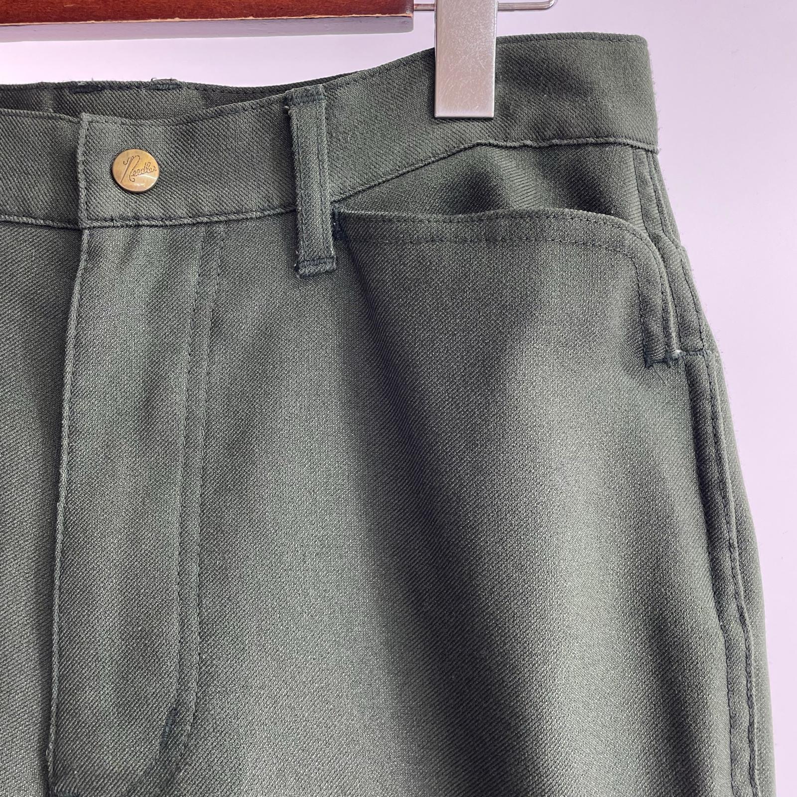 パンツ ブーツカットパンツ 緑 (XS) グリーン