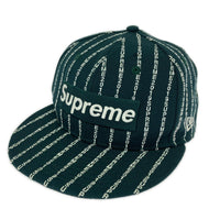 キャップ 19SS × NEW ERA Text Stripe 緑 (58.7cm) グリーン