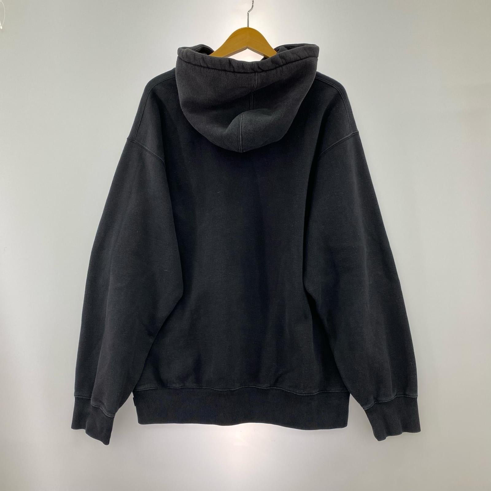 パーカー 22SS Embroidered Chenille Hooded 黒 (L) L ブラック