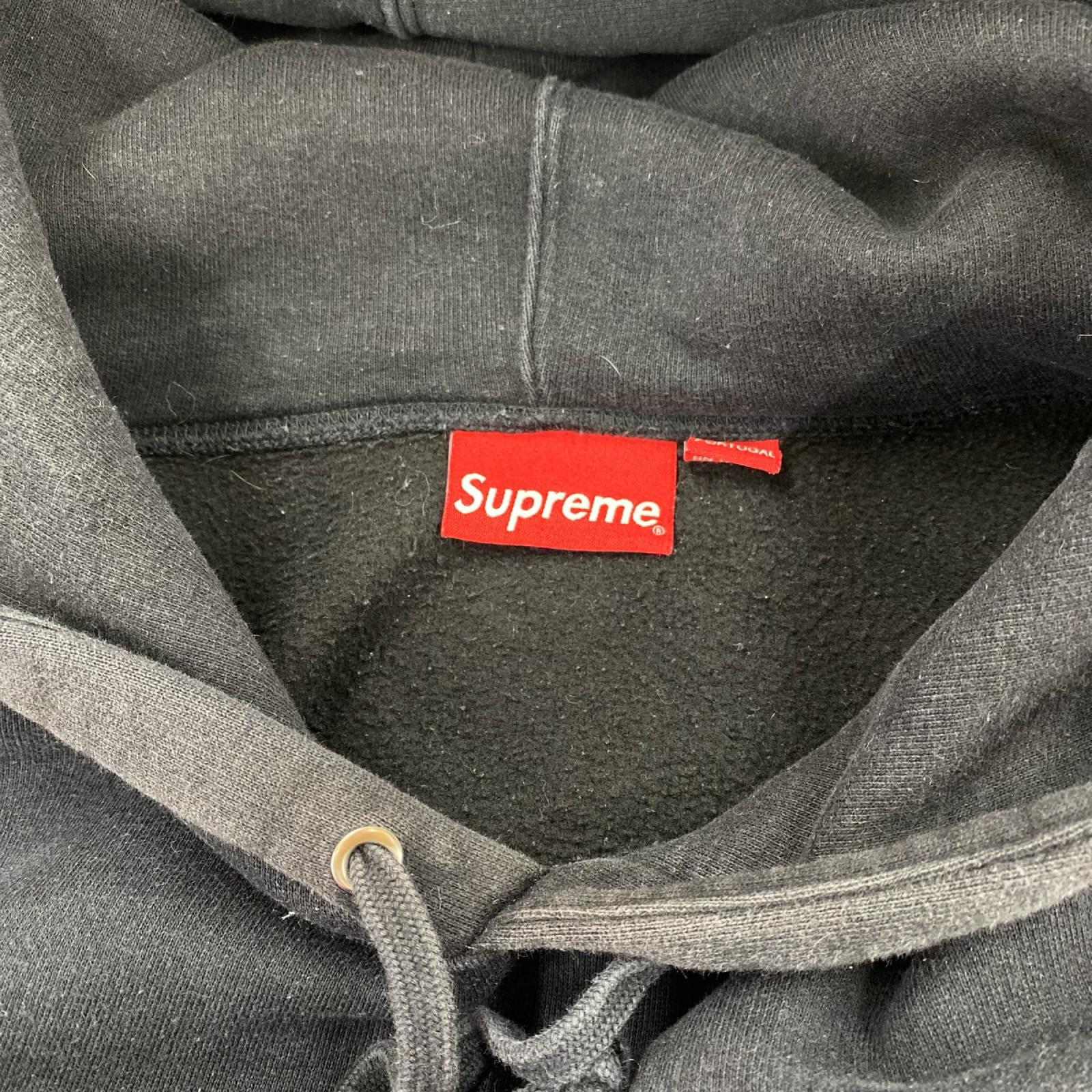 パーカー 22SS Embroidered Chenille Hooded 黒 (L) L ブラック