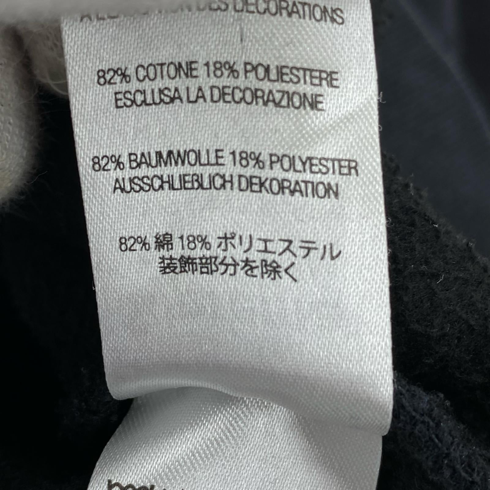 パーカー 22SS Embroidered Chenille Hooded 黒 (L) L ブラック