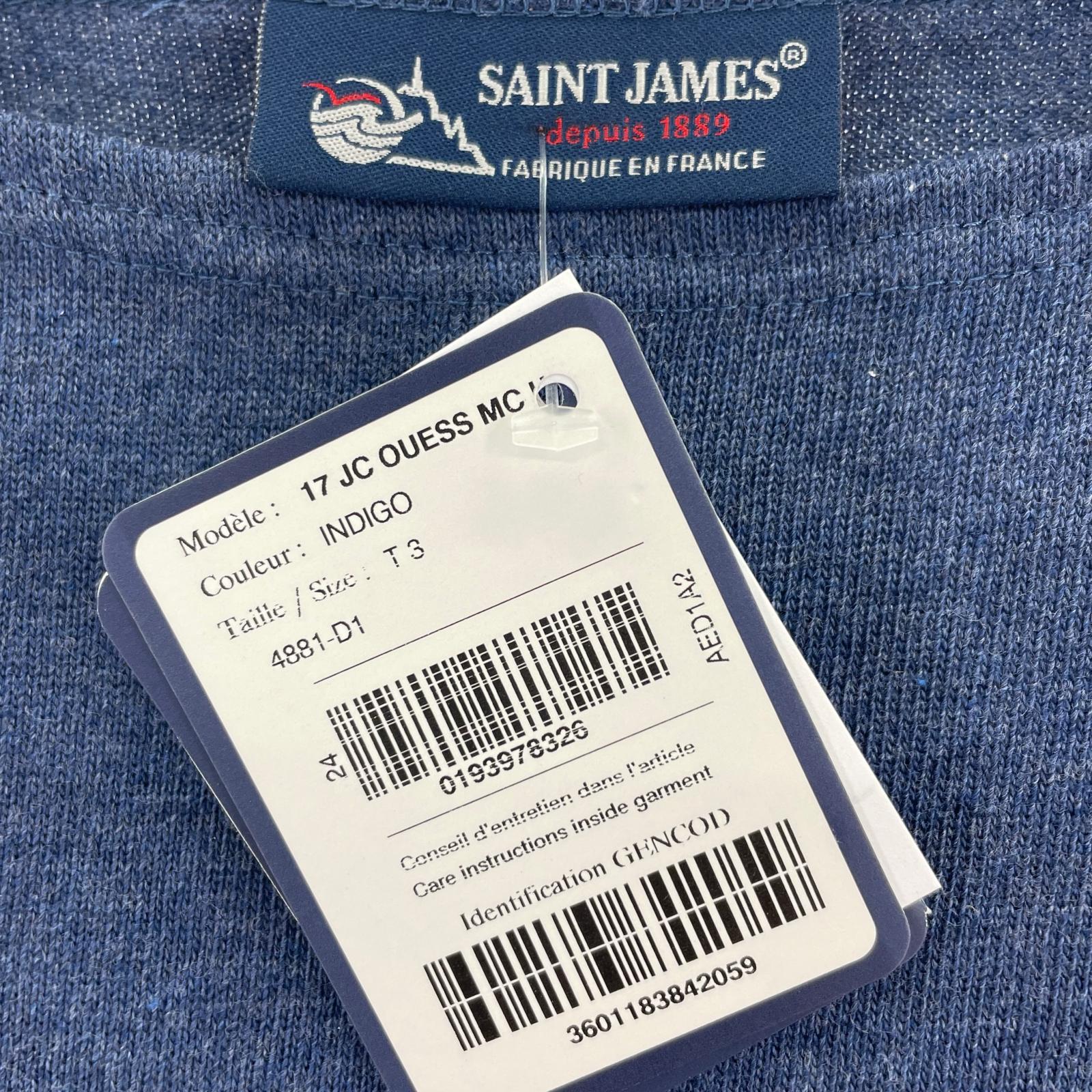 その他トップス SAINT JAMES バスクトップス 36 ブルー