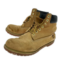 ブーツ PREMIUM BOOT レースアップ ベージュ 10 1/2 ブラウン