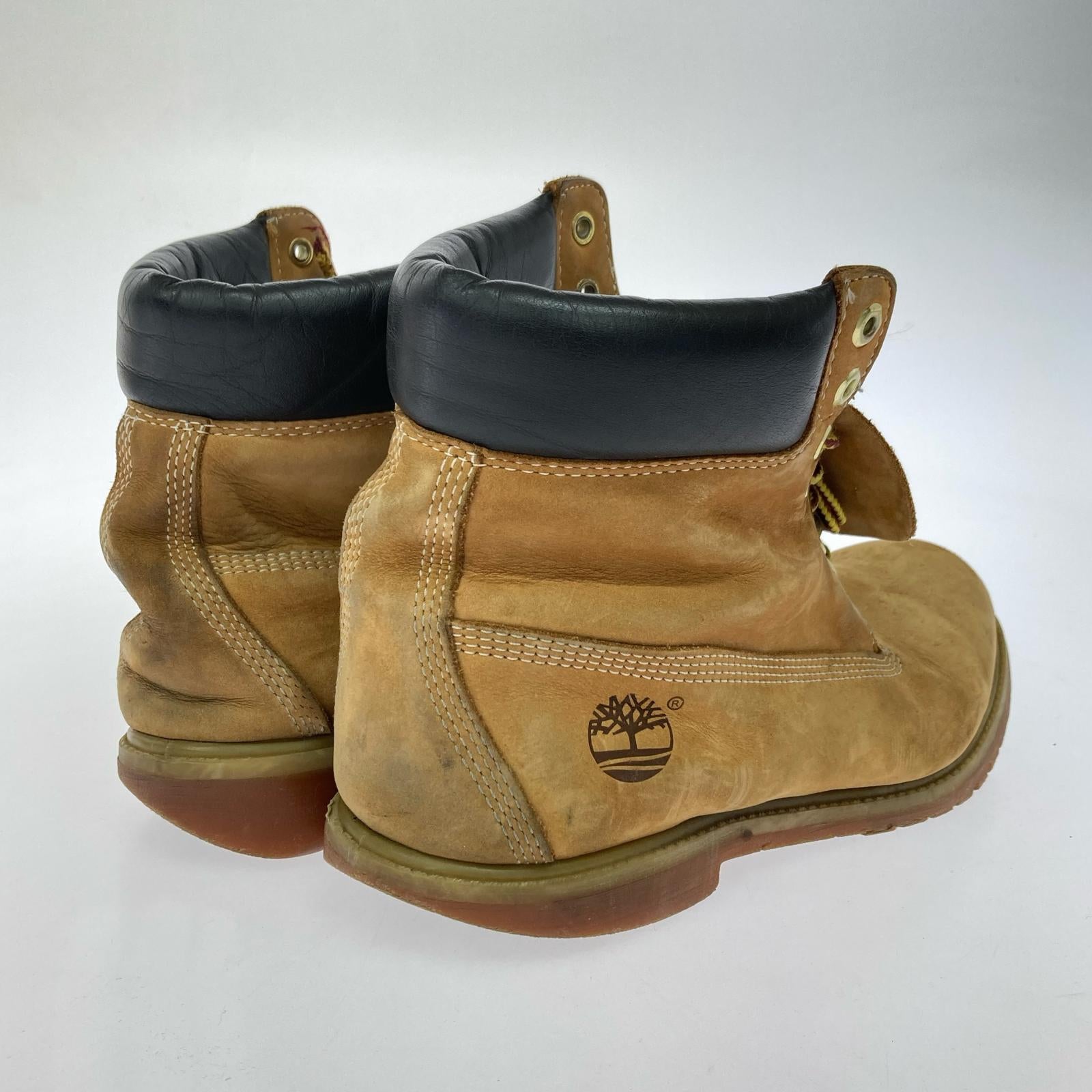 ブーツ PREMIUM BOOT レースアップ ベージュ 10 1/2 ブラウン