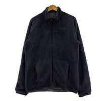 ジャケット フリース リバーシブル 黒(L) L