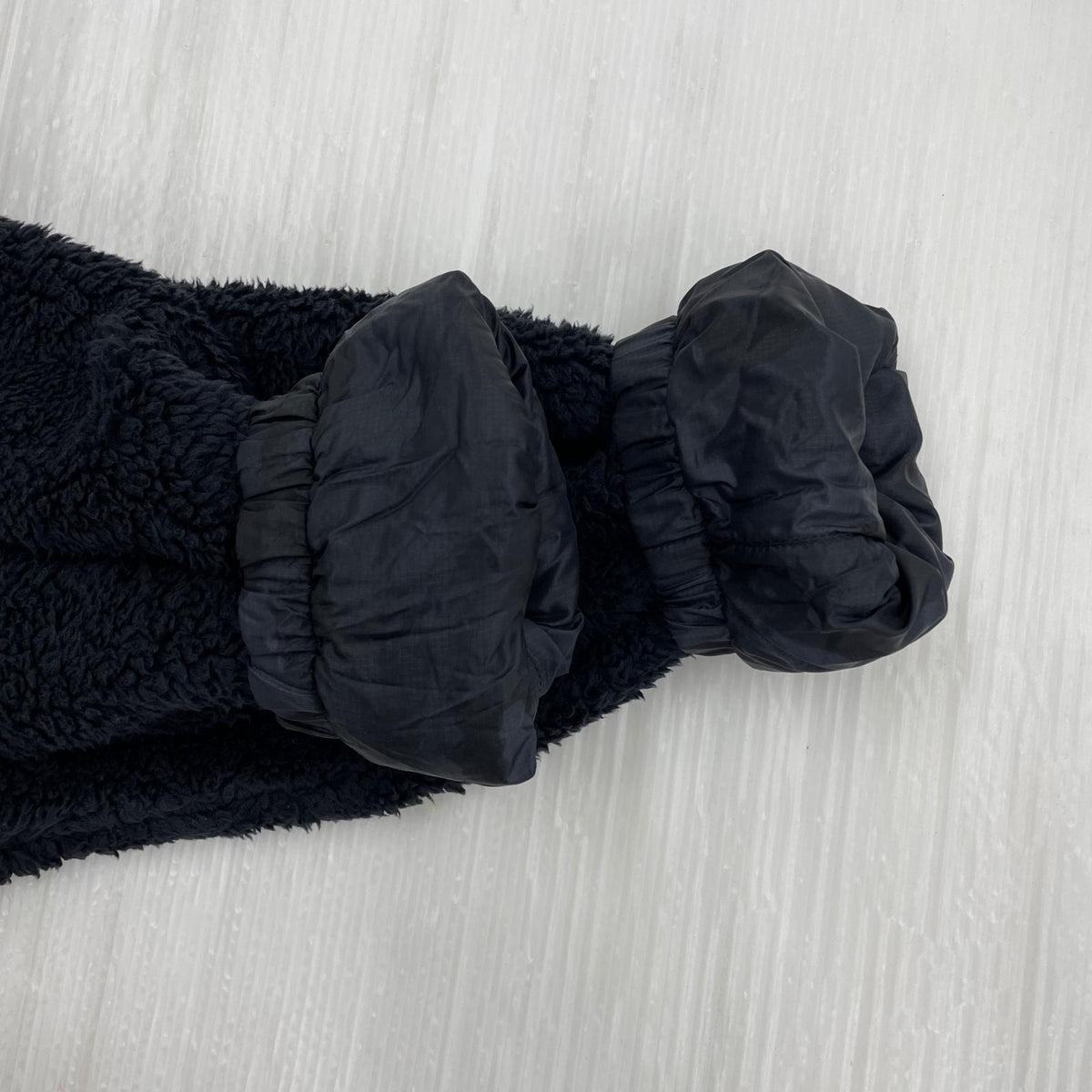 ジャケット フリース リバーシブル 黒(L) L