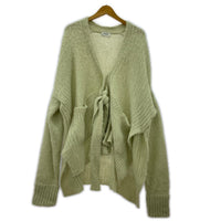 ニット alpaca wool blend wrapover giret(S) S