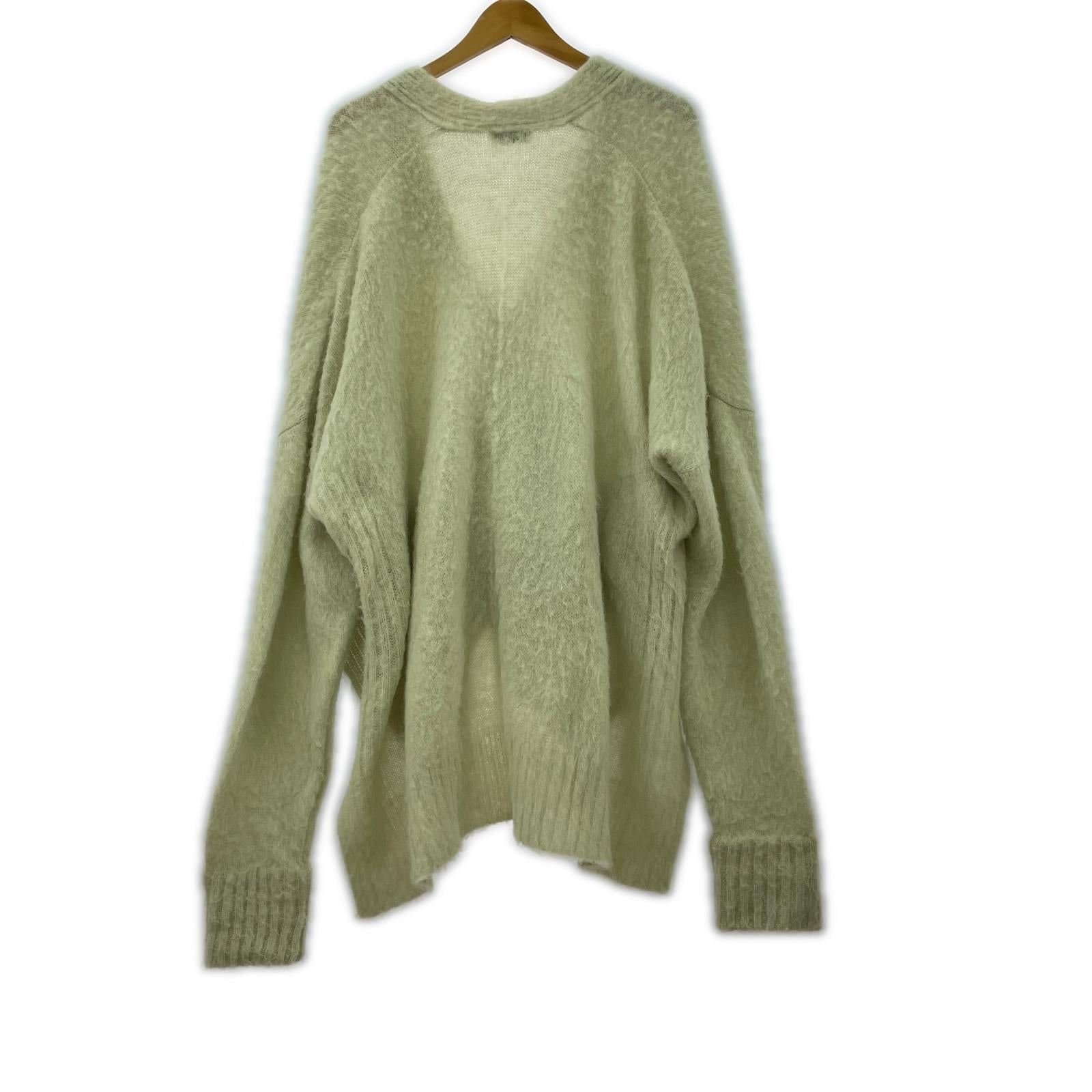 ニット alpaca wool blend wrapover giret(S) S