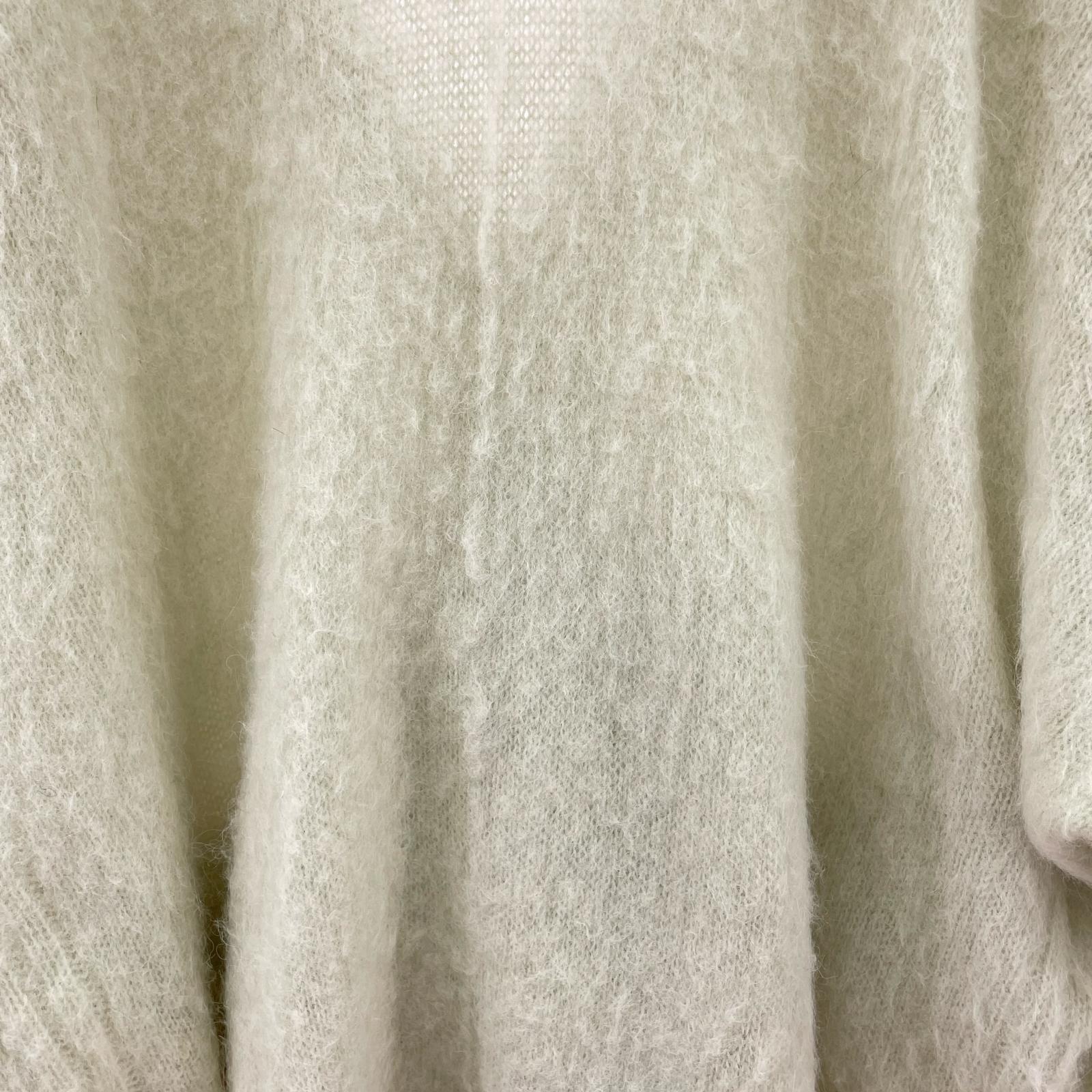 ニット alpaca wool blend wrapover giret(S) S