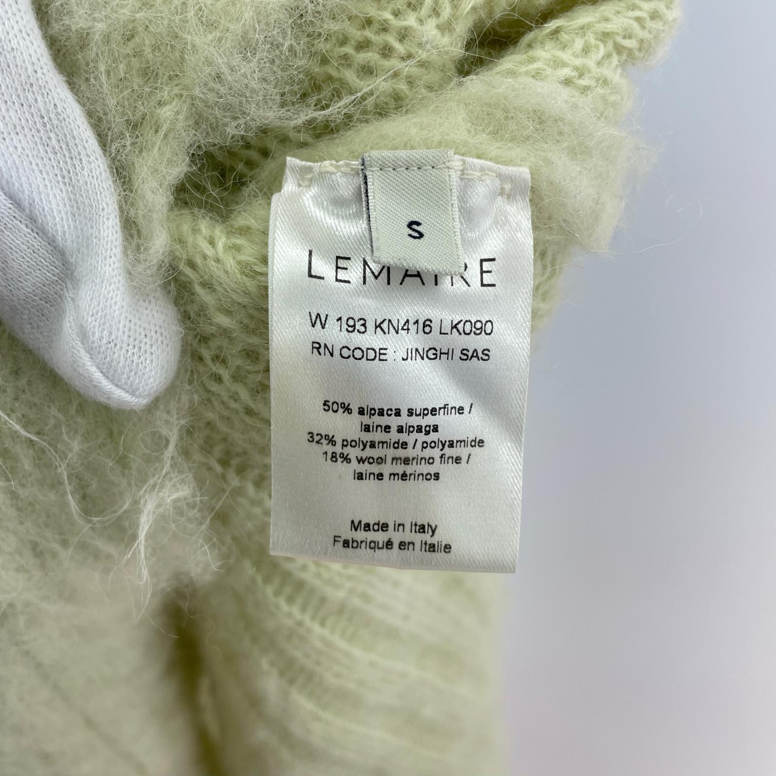 ニット alpaca wool blend wrapover giret(S) S