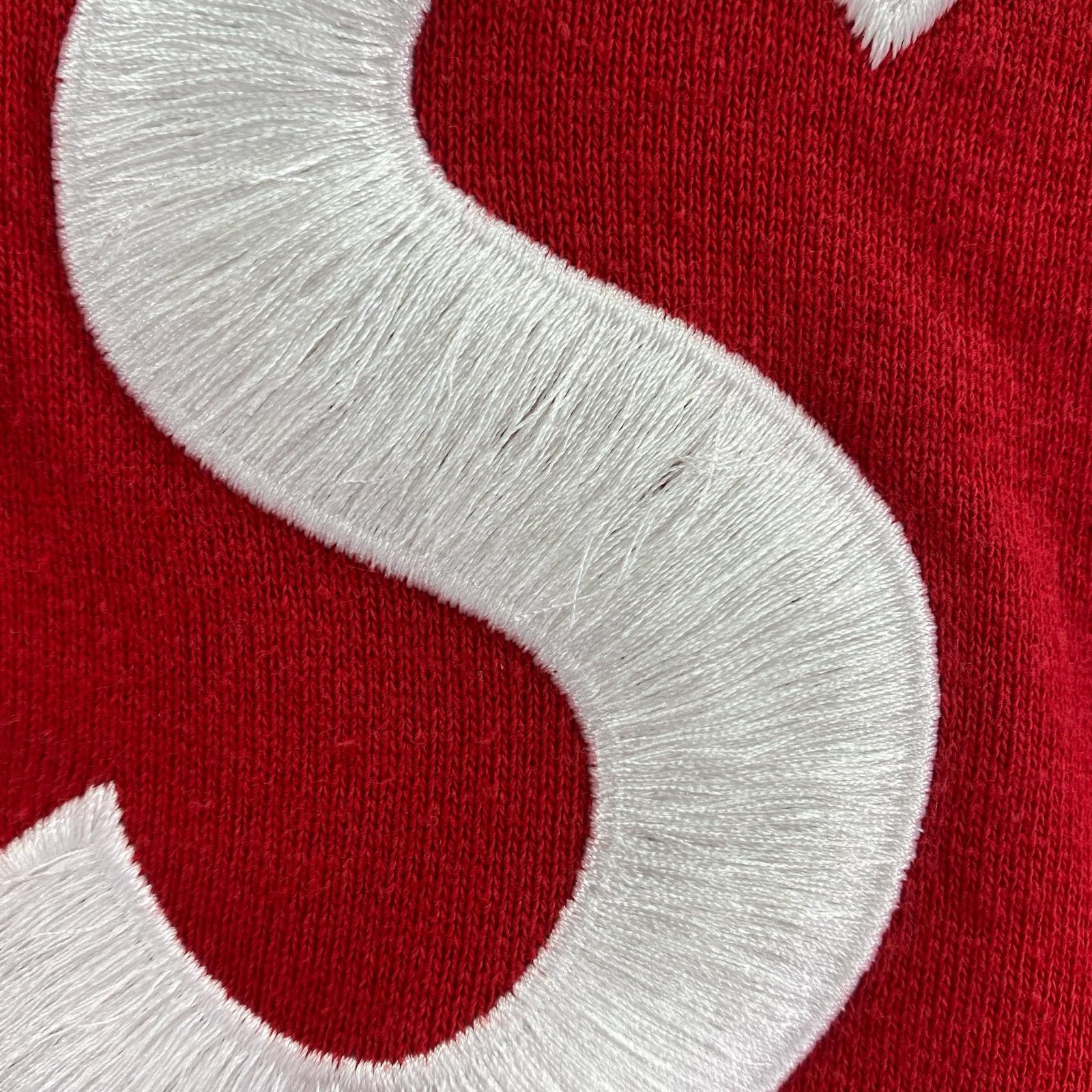 パーカー S Logo Colorblocked Hooded M レッド
