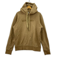 パーカー LOGO PRINT COTTON HOODIE(XS) ブラウン