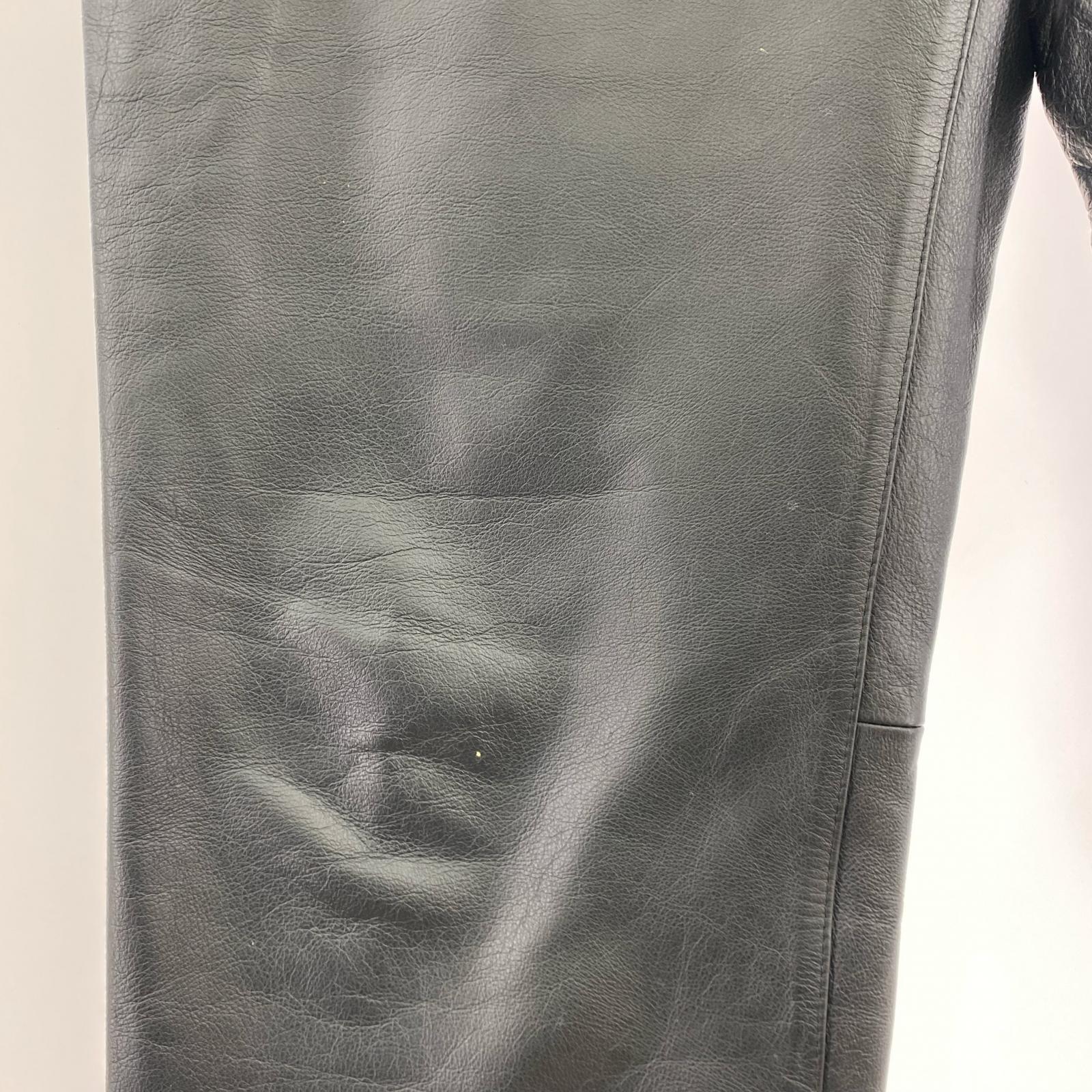 パンツ COGGIOLA レザーパンツ BK ブラック