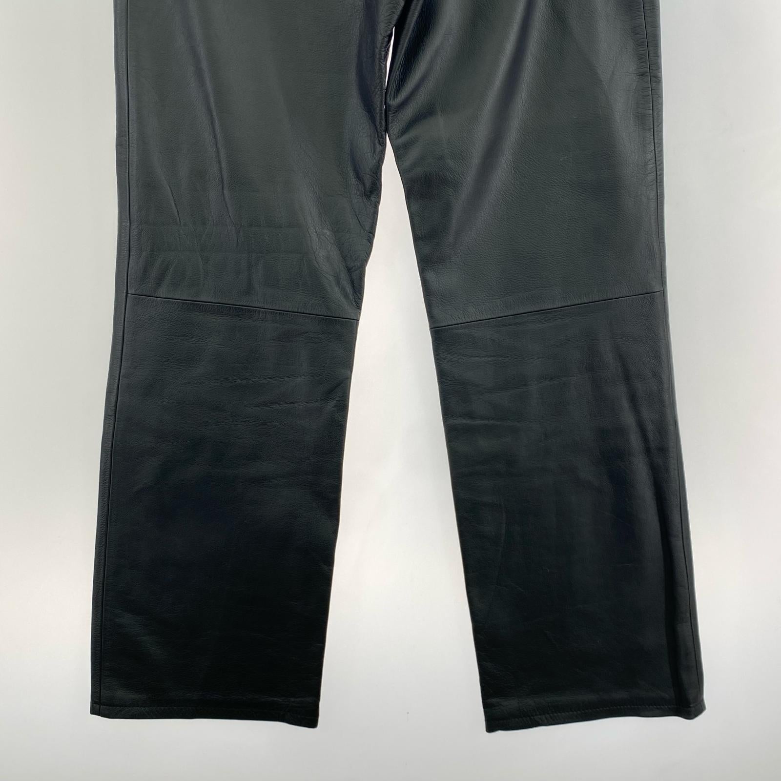 パンツ COGGIOLA レザーパンツ BK ブラック