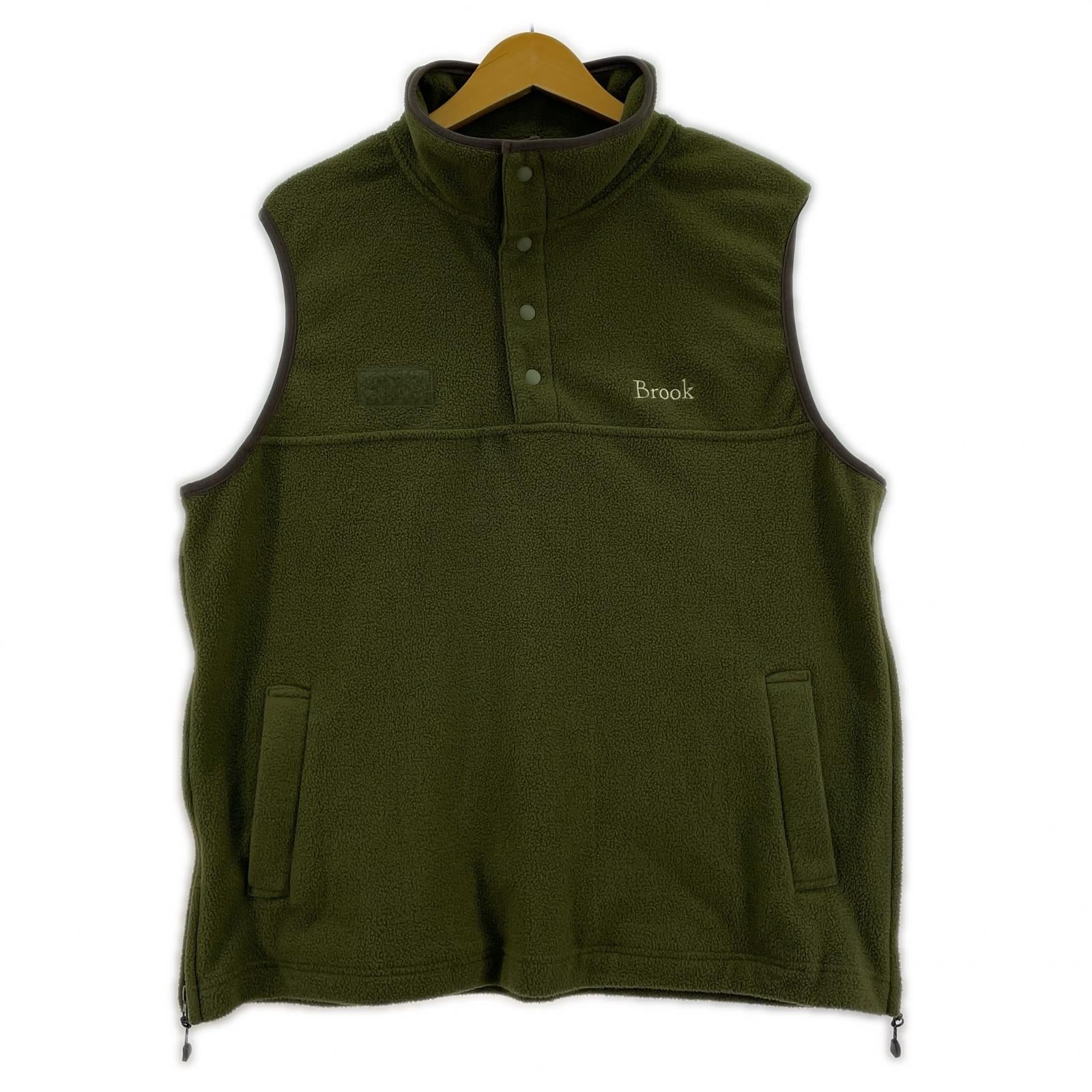 その他トップス brook フリースベスト 緑 1 カーキ