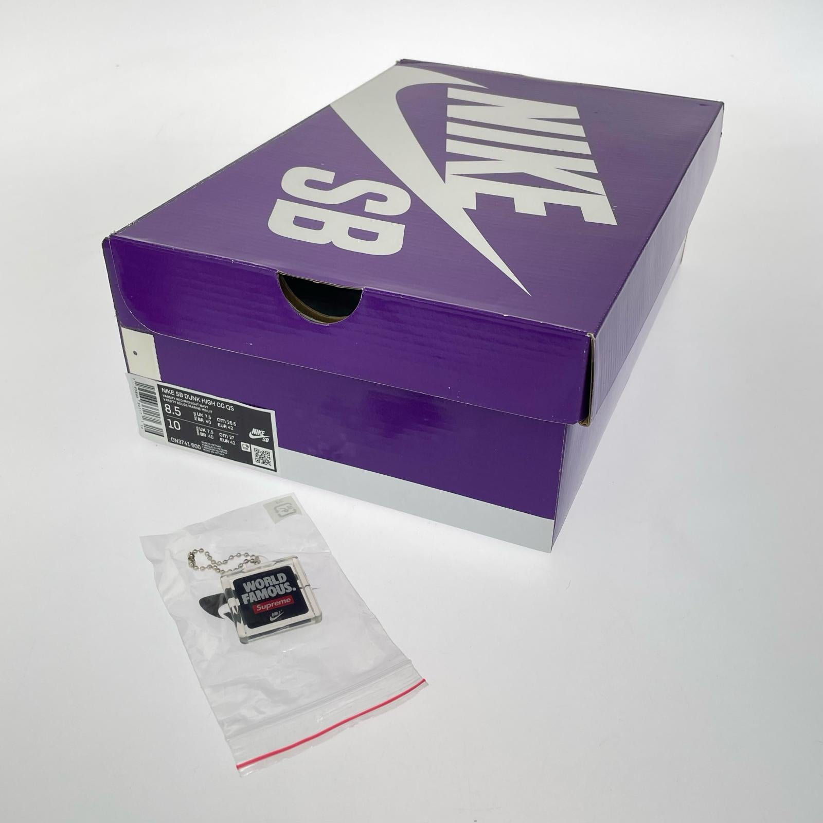 スニーカー SUPREME DUNK LOW JEWEL RED 27cm (US9 UK8 1/2 EU44)
