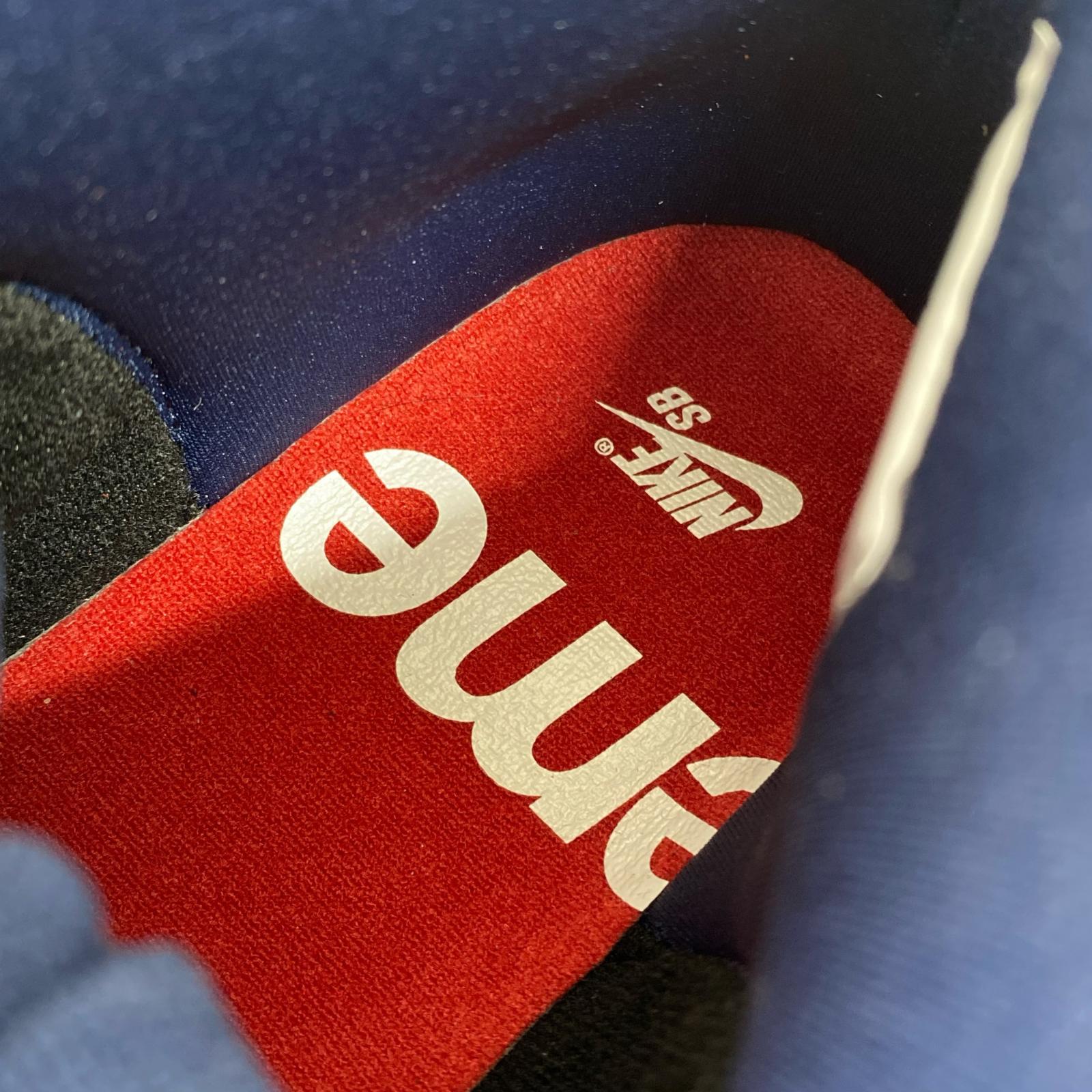 スニーカー SUPREME DUNK HIGH BY ANY MEANS NAVY 26.5cm (US8 1/2 UK8 EU43)