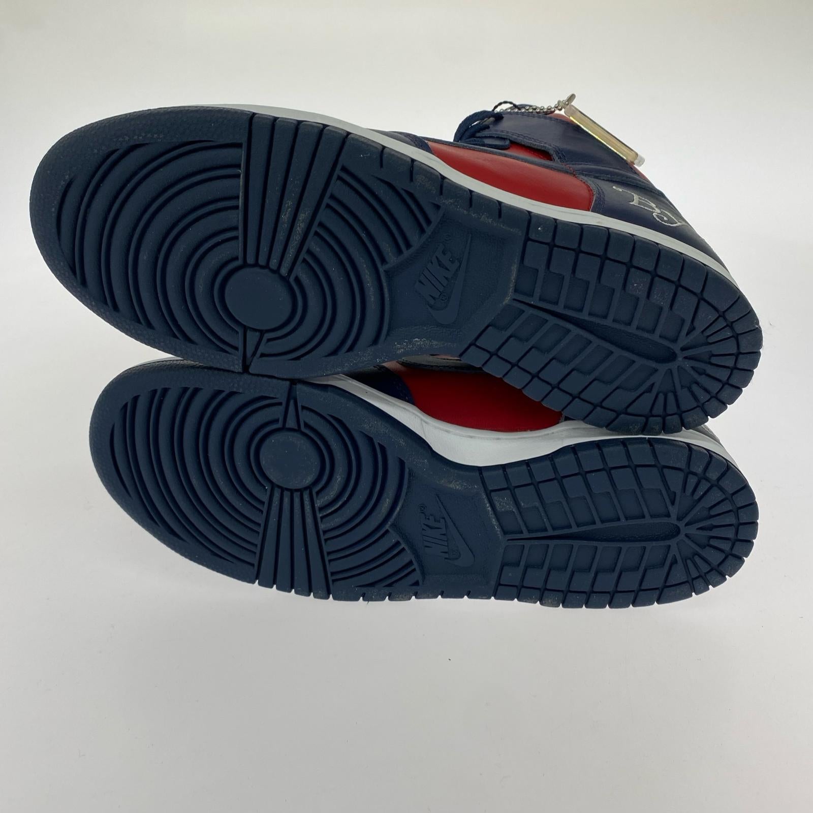 スニーカー SUPREME DUNK HIGH BY ANY MEANS NAVY 26.5cm (US8 1/2 UK8 EU43)