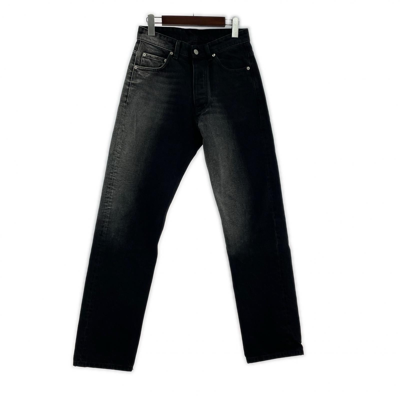 デニムパンツ ストレートレッグジーンズ H2LA0037 S30743 28 ブラック