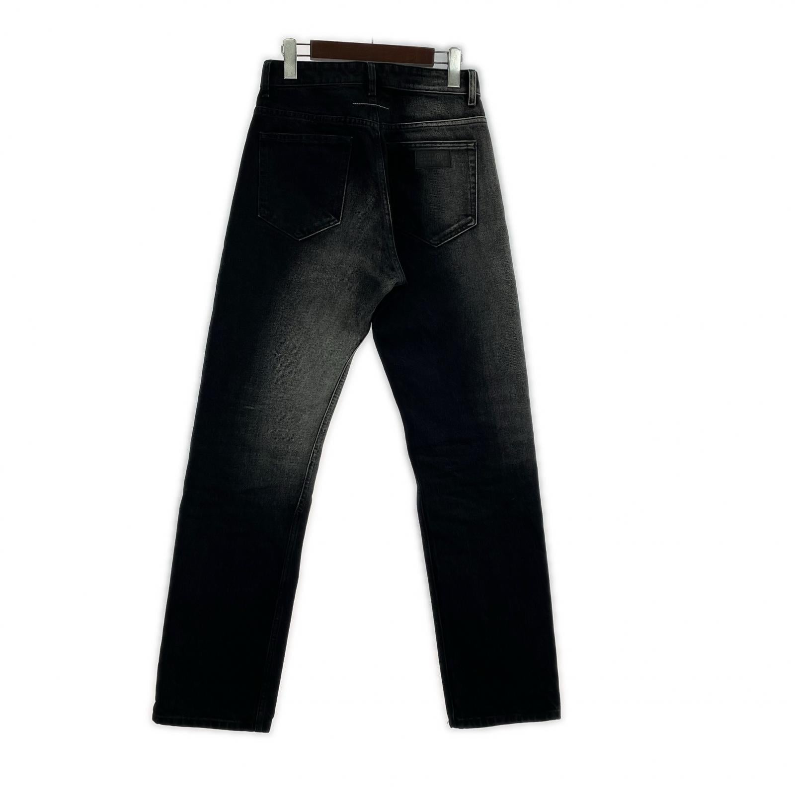 デニムパンツ ストレートレッグジーンズ H2LA0037 S30743 28 ブラック