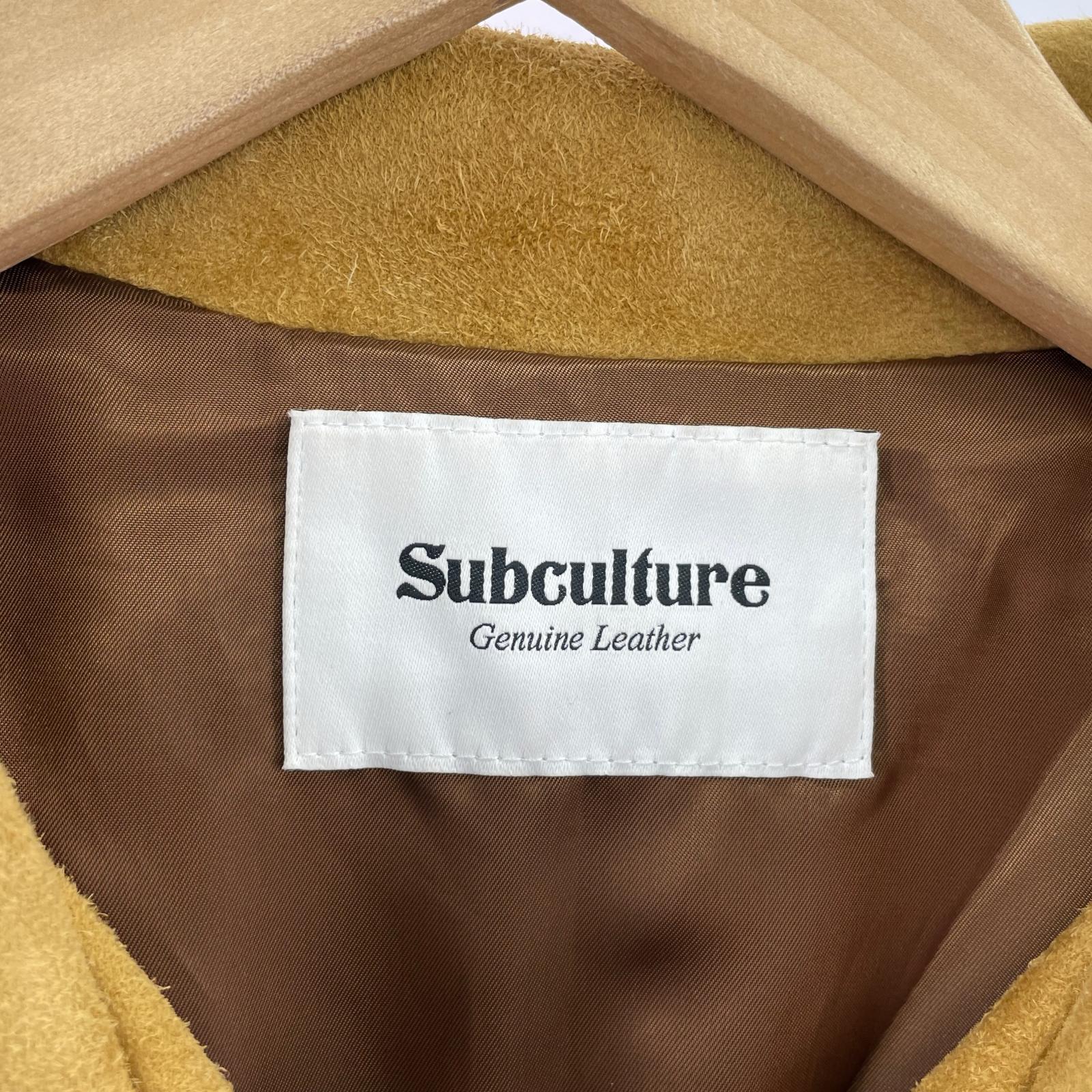 ジャケット SC(subculture)ウエスタンスウェードジャケット ベージュ 3 ベージュ