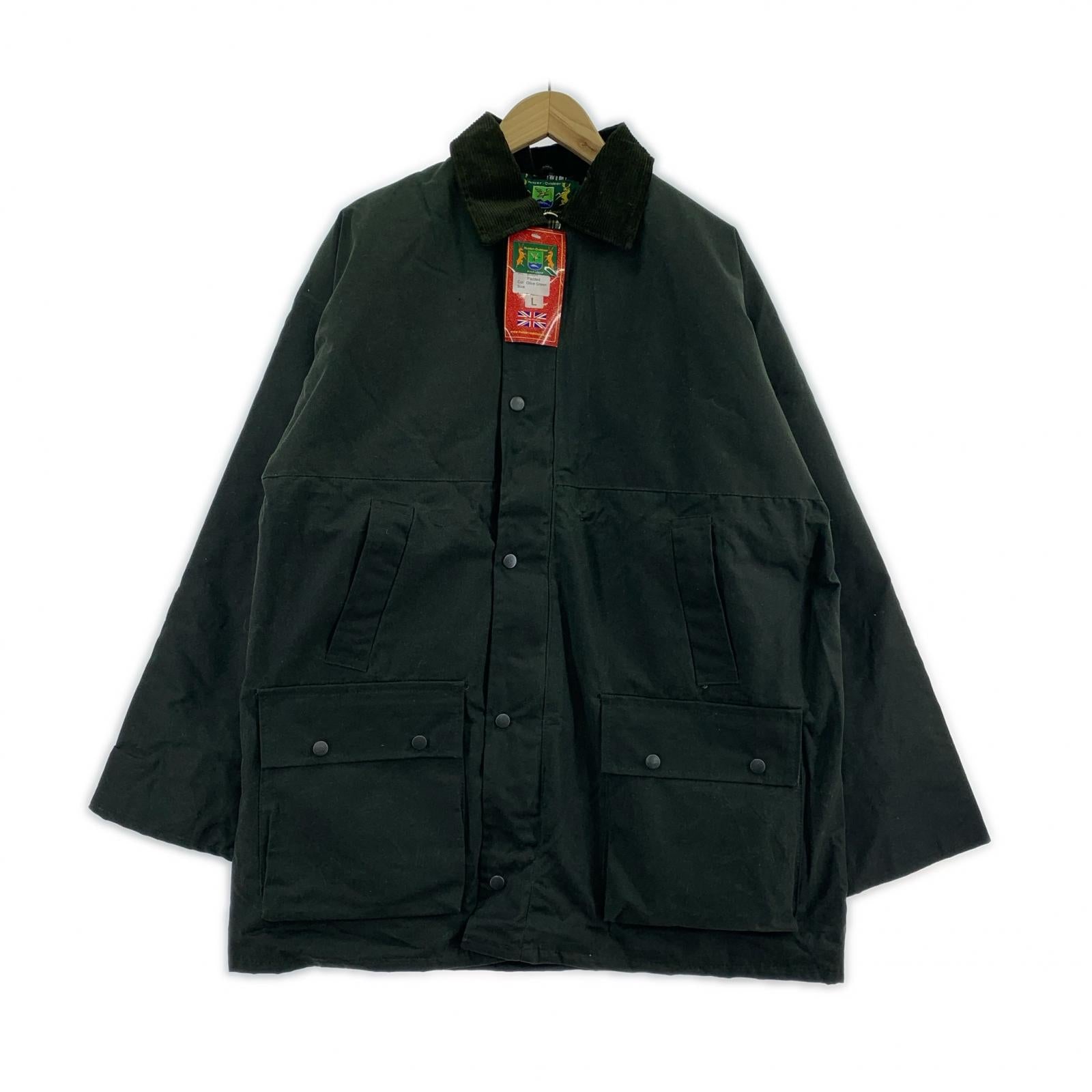 ジャケット Hunter Outdoor ハンティング ワックスド 緑 (L) L グリーン