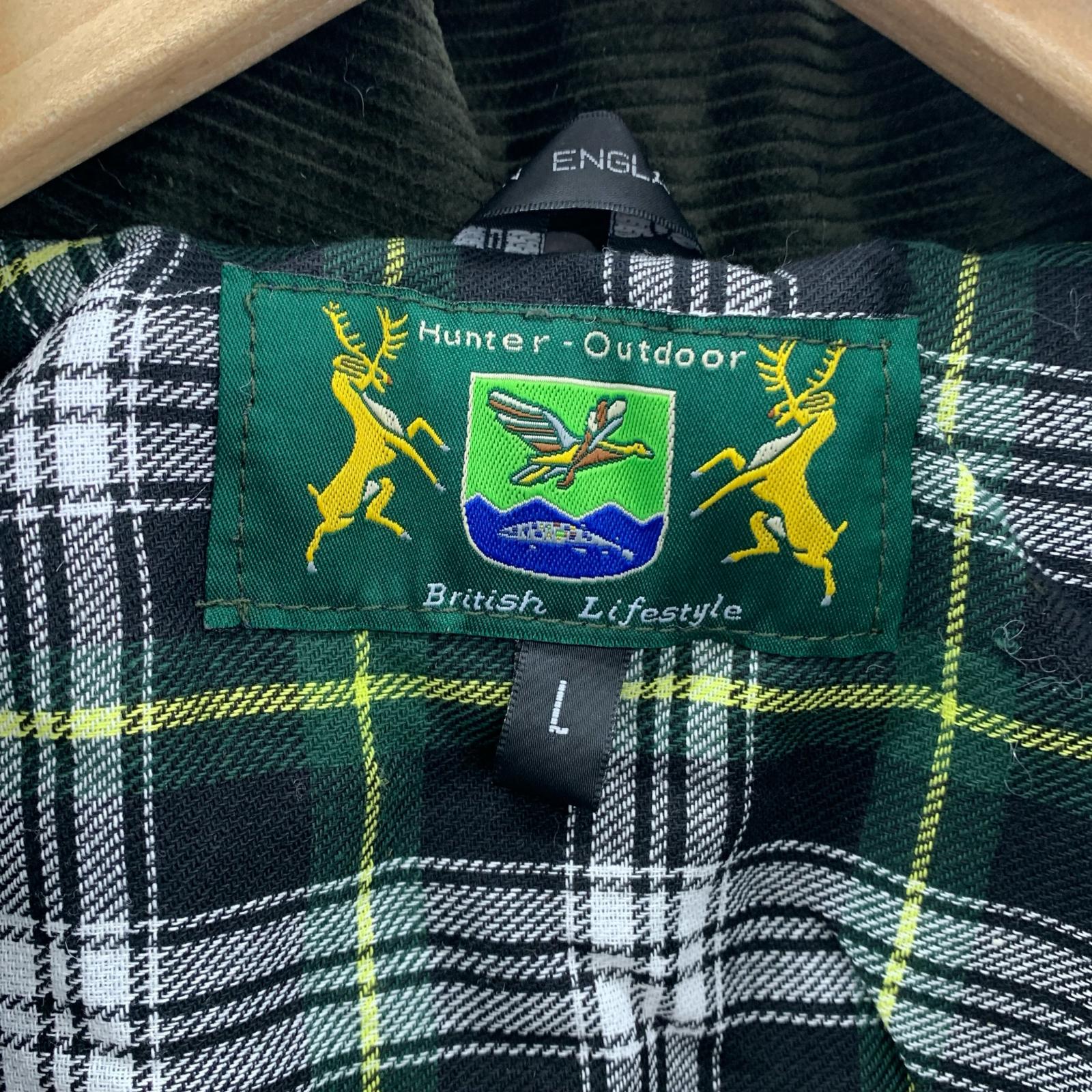 ジャケット Hunter Outdoor ハンティング ワックスド 緑 (L) L グリーン