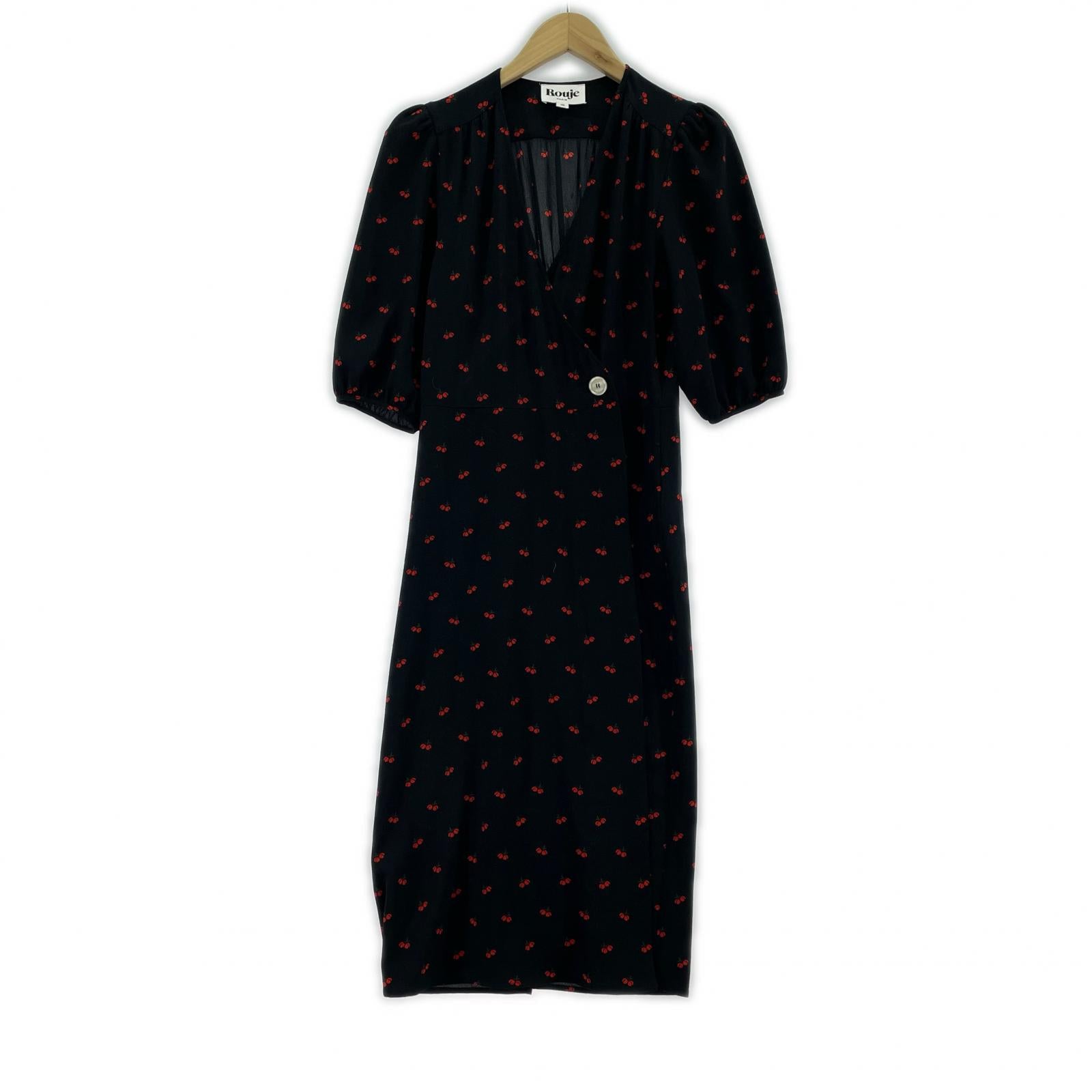 ワンピース Rouje Cherry ROSALIE ワンピース 36 ブラック