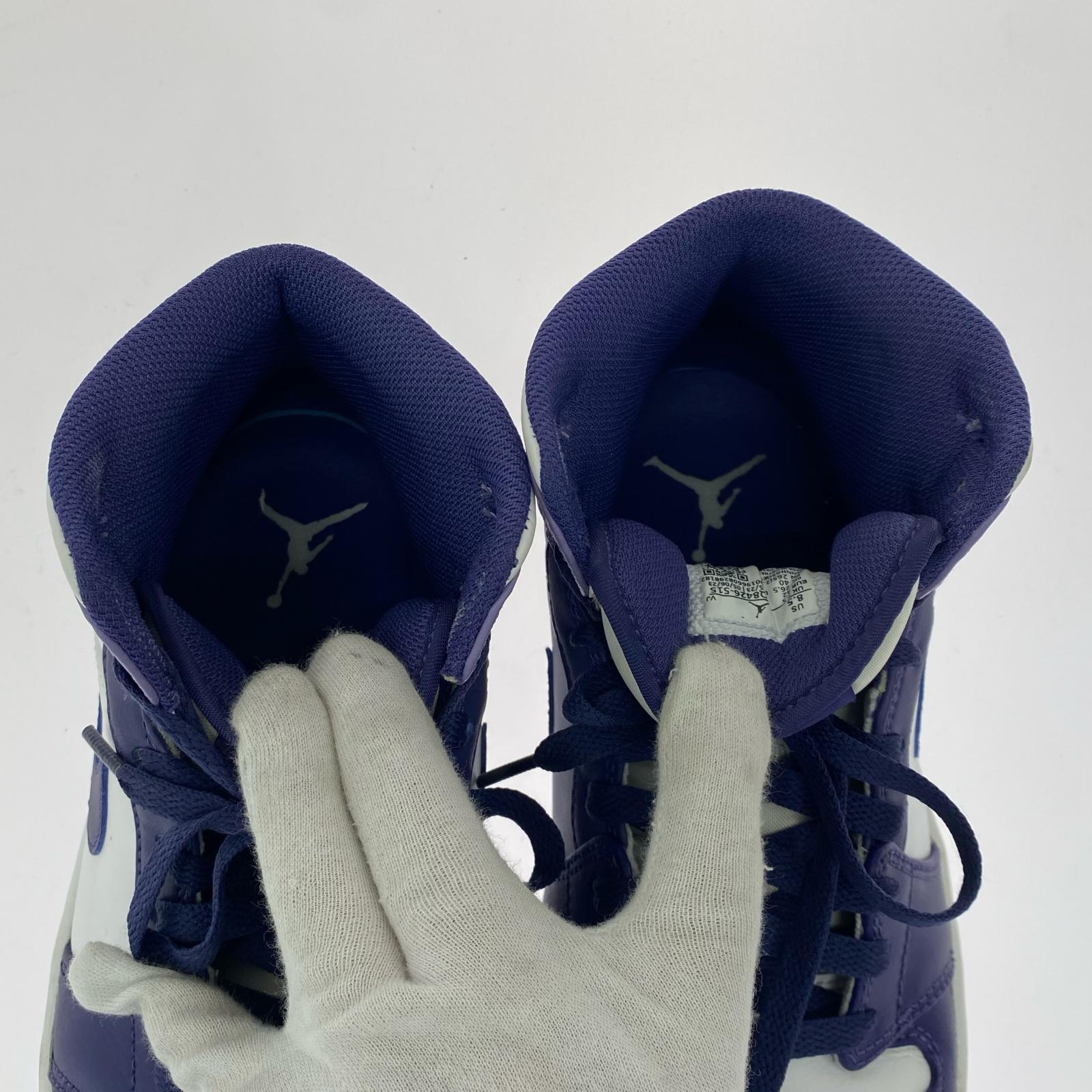 スニーカー AIR JORDAN 1 MID SKY J PURPLE (26.5) 26.5cm (US8 1/2 UK8 EU43)