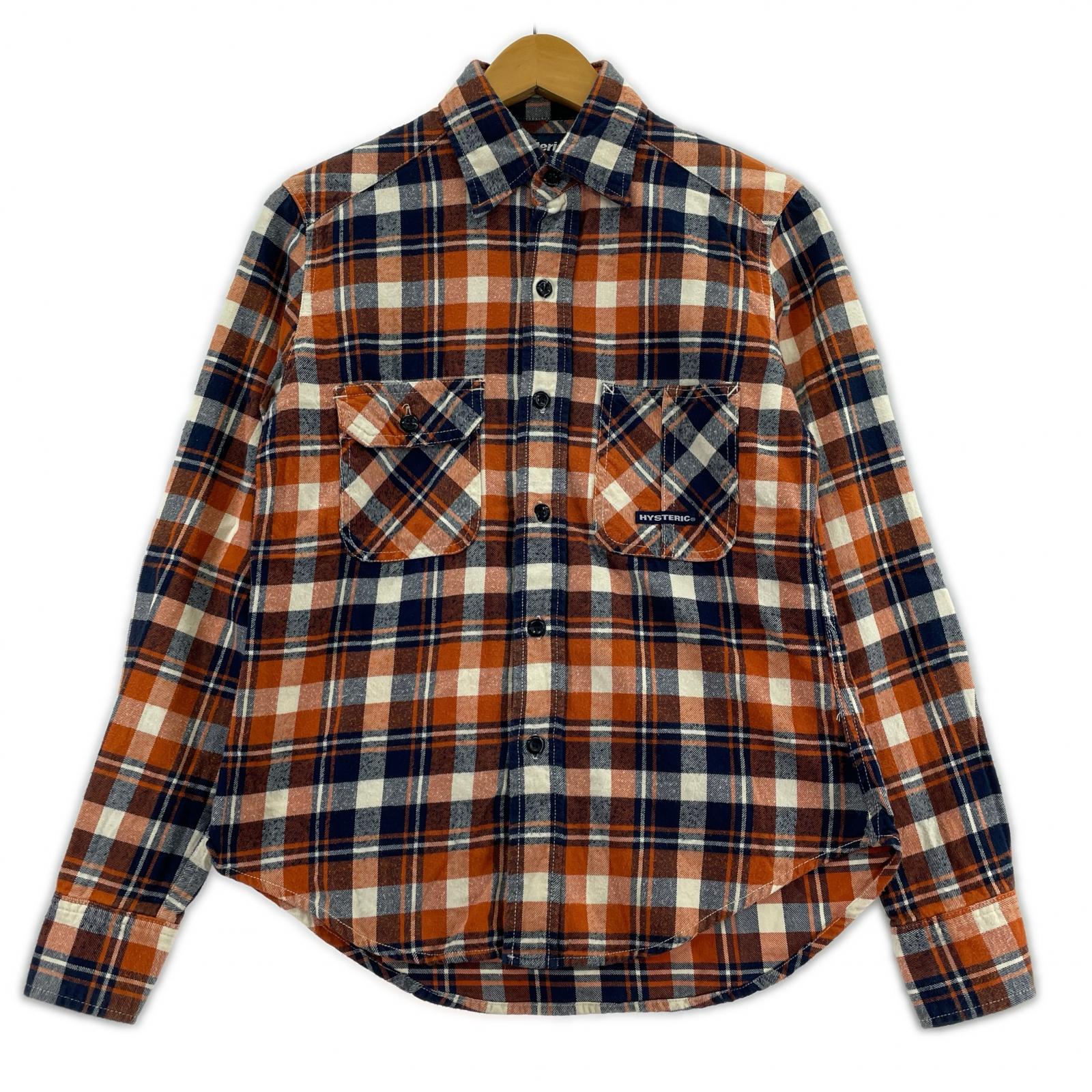 長袖シャツ HYSTERIC GLAMOUR L/S チェックシャツ sizeFREE ORG フリー