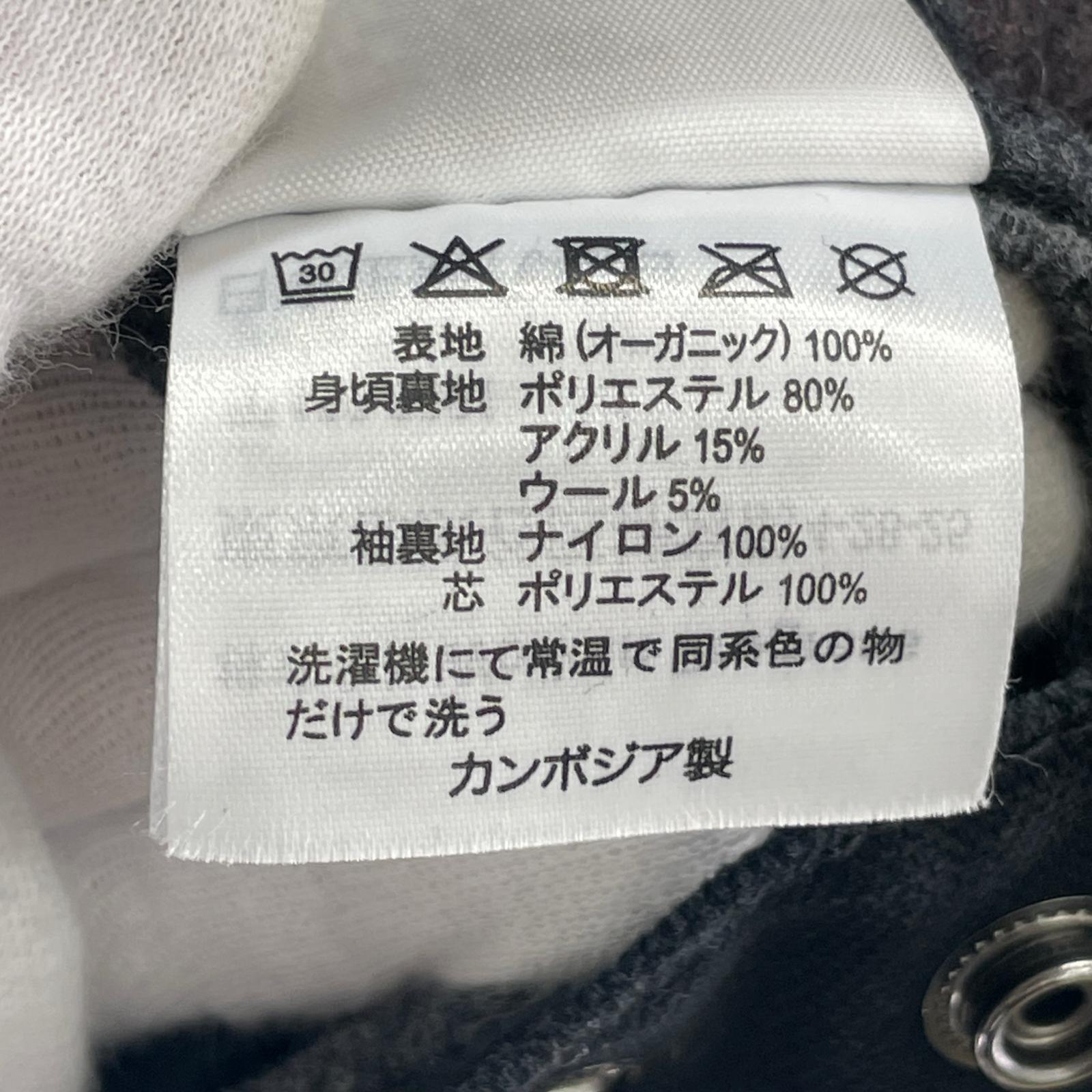 ジャケット WIP DETROIT JACKET 裏地ブランケット ブラック(L) L ブラック