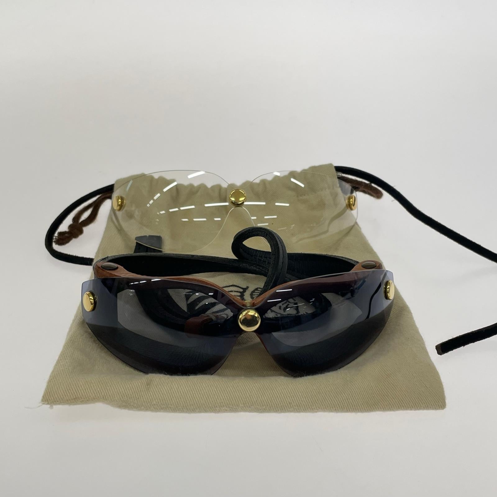 その他アクセサリー レザーゴーグル