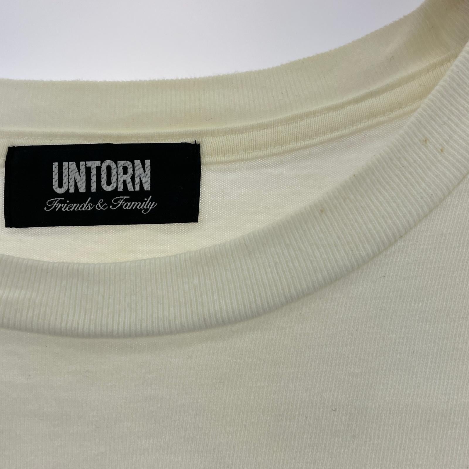 半袖Tシャツ UNTORN カットソー 白 L ホワイト