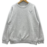 スウェット MEKE INC U.S AIR FORCE 両面プリント グレー (L) L グレー
