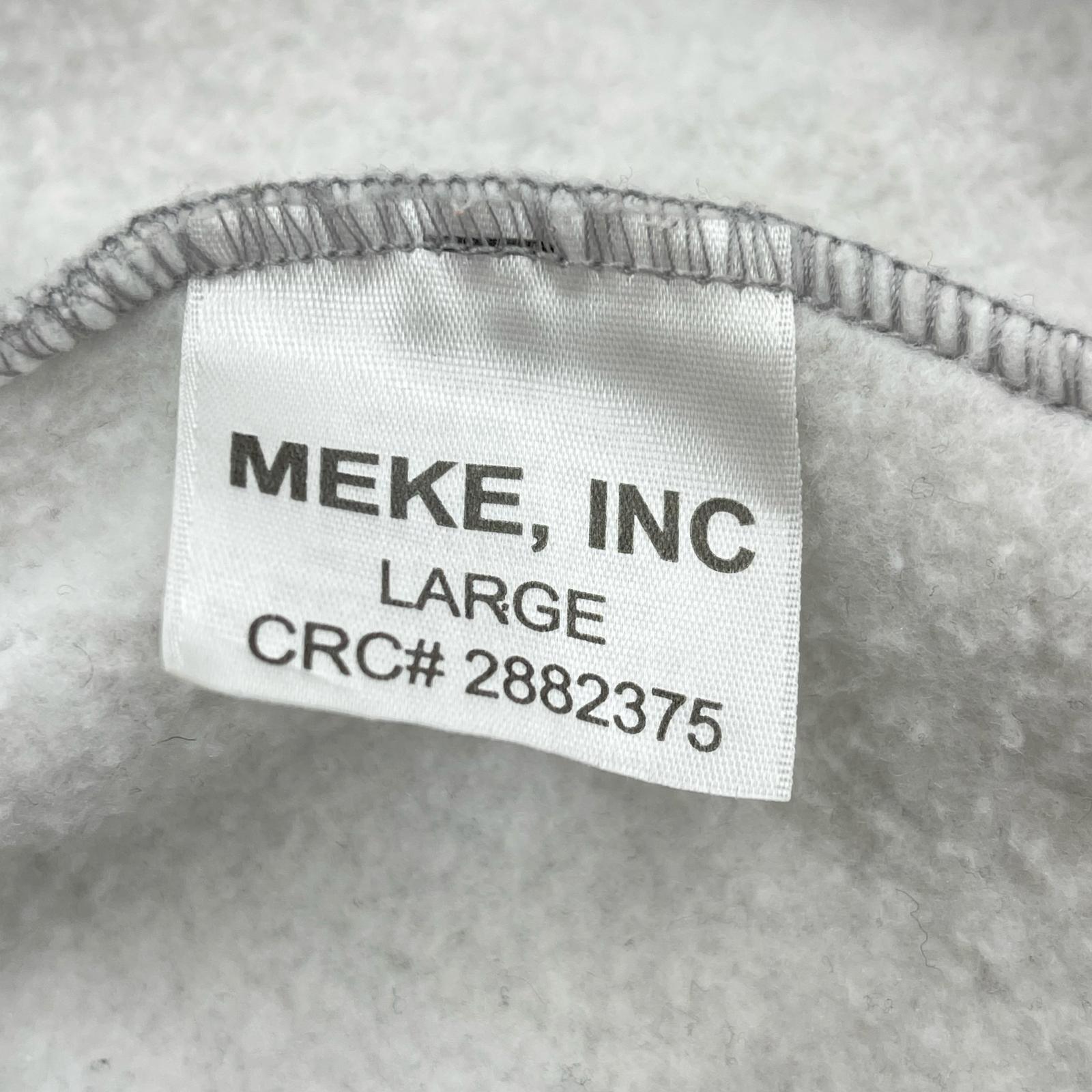 スウェット MEKE INC U.S AIR FORCE 両面プリント グレー (L) L グレー