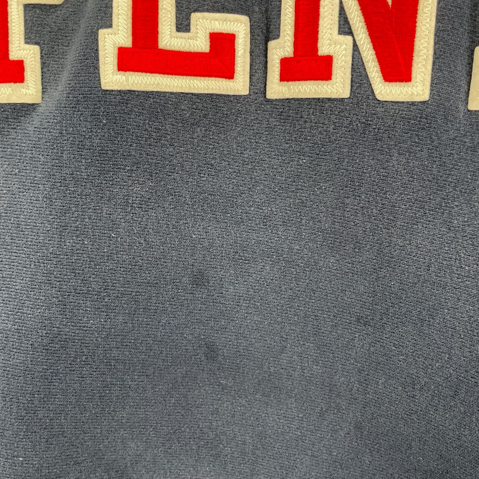 スウェット USA製 刺繍タグ REVERSE WEAVE PENN 紺 (L) L