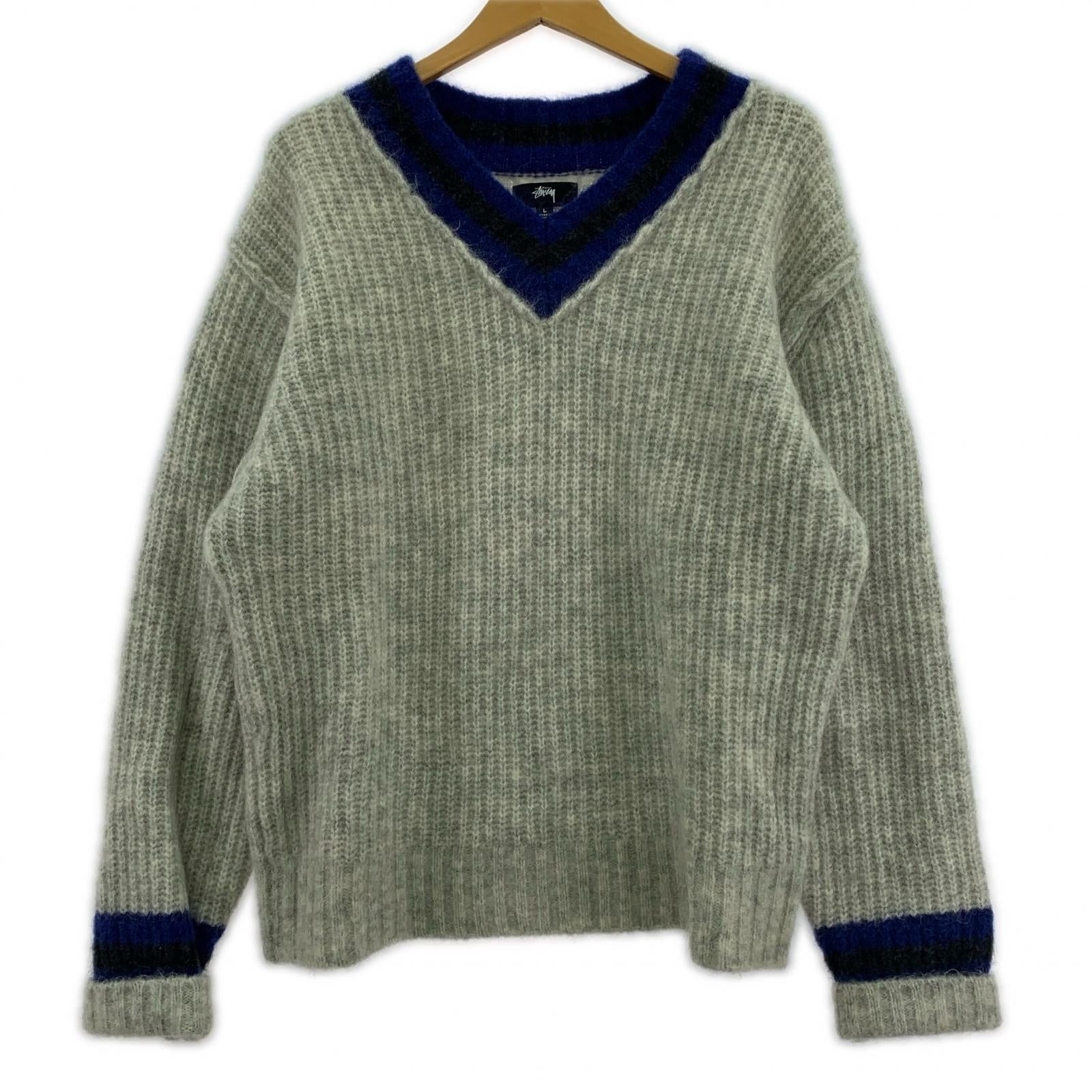 ニット 22AW Mohair Tennis ニットセーター L ホワイト