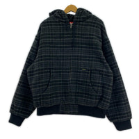 ブルゾン 23AW Plaid Wool Hooded Work Jacket L ブラック